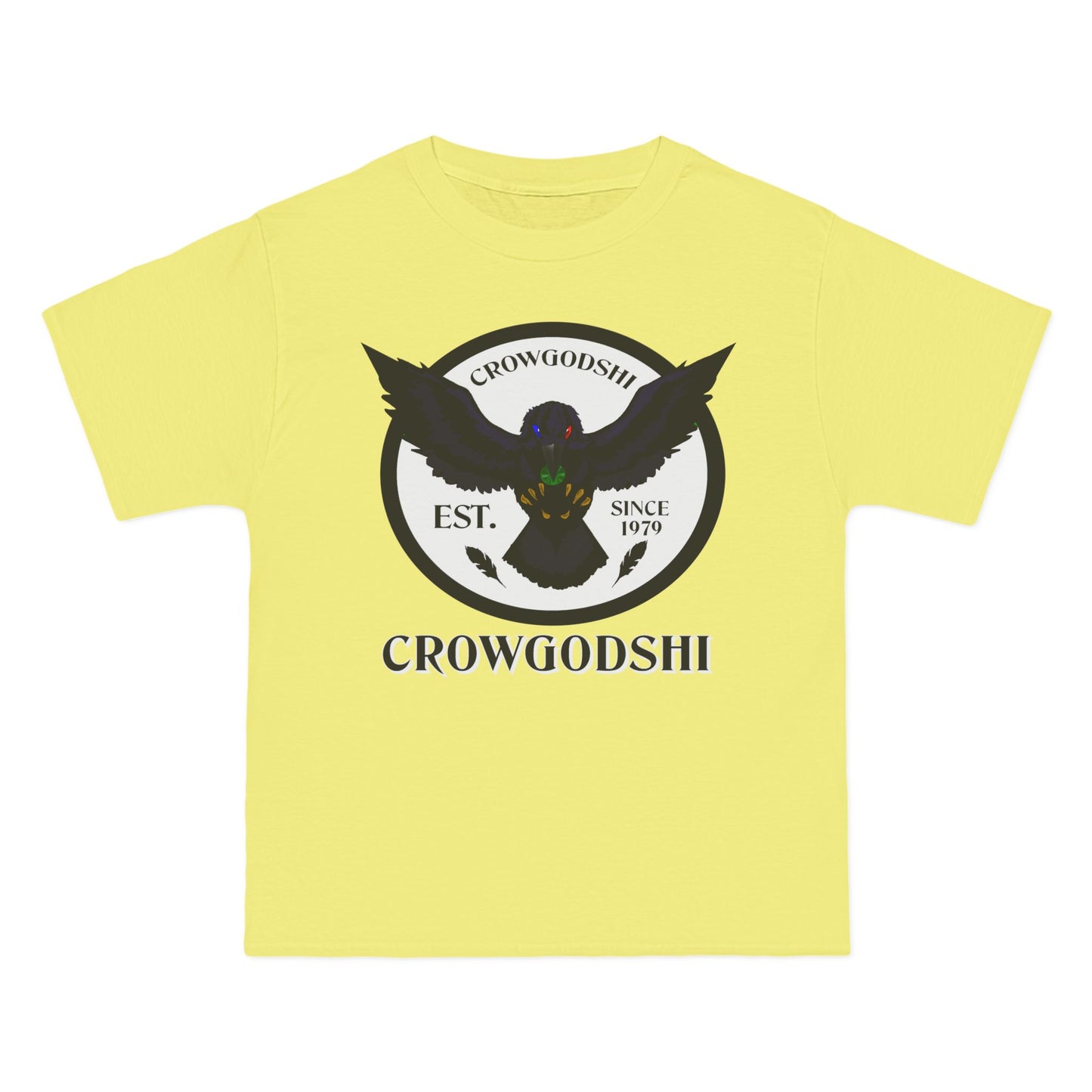 Crowgodshi First Generation Limited Edition Beefy-T®, WHITE LOGO