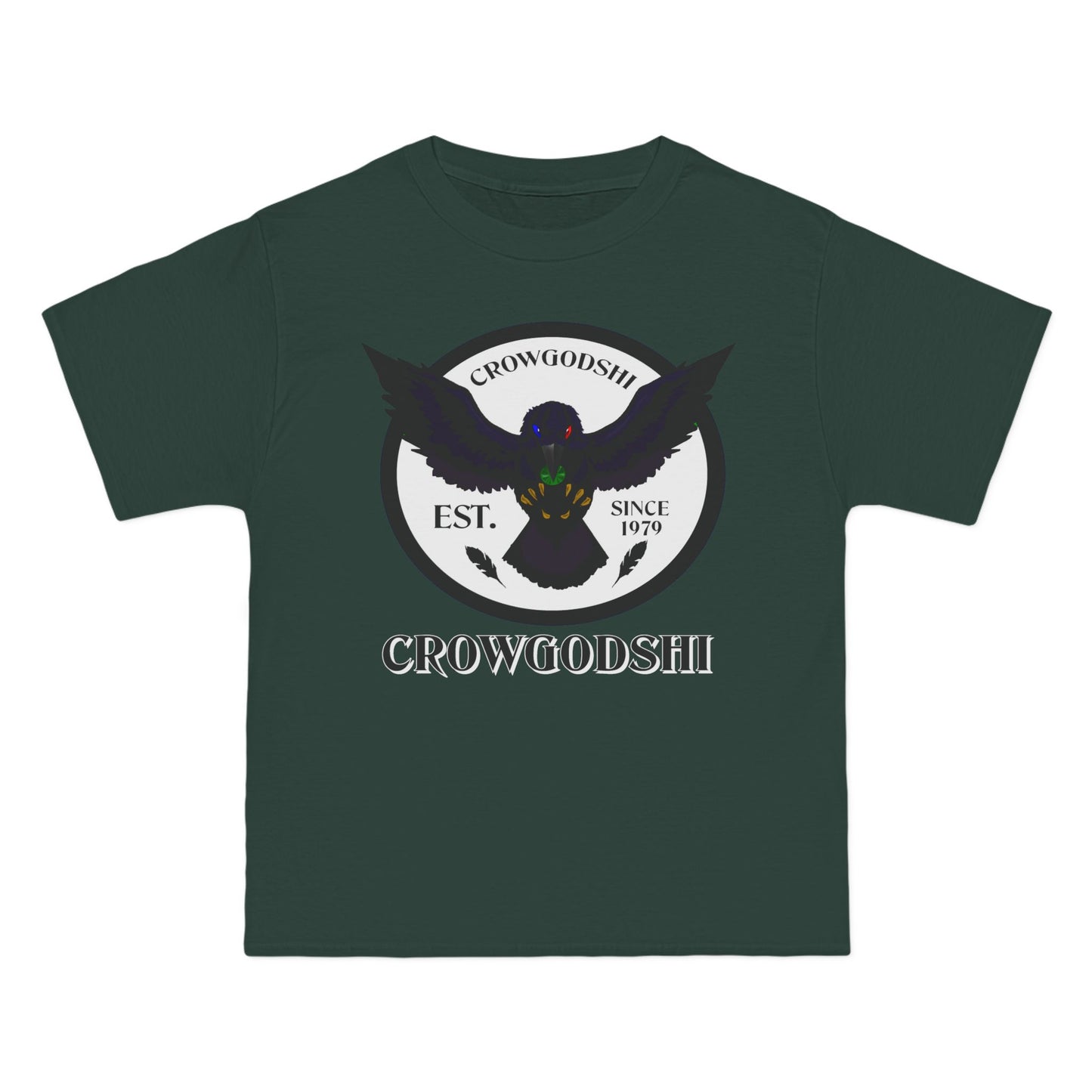Crowgodshi First Generation Limited Edition Beefy-T®, WHITE LOGO