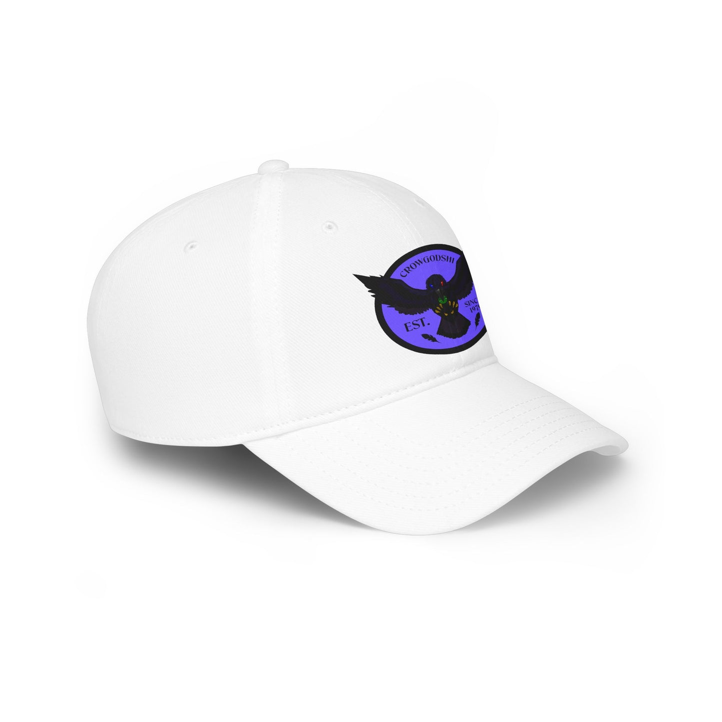 Crowgodshi Duckbill Hat, PURPLE LOGO