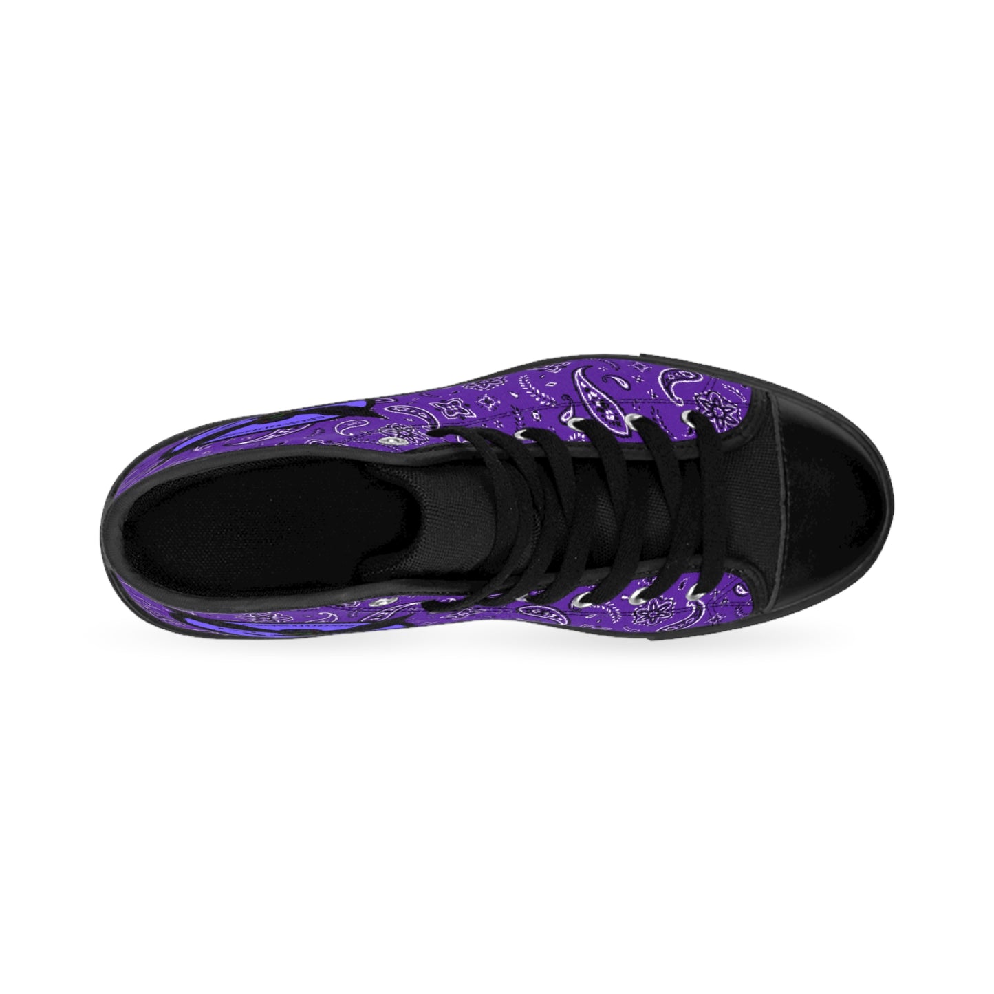 Crowgodshi Men's Purple Colors High-Tops
