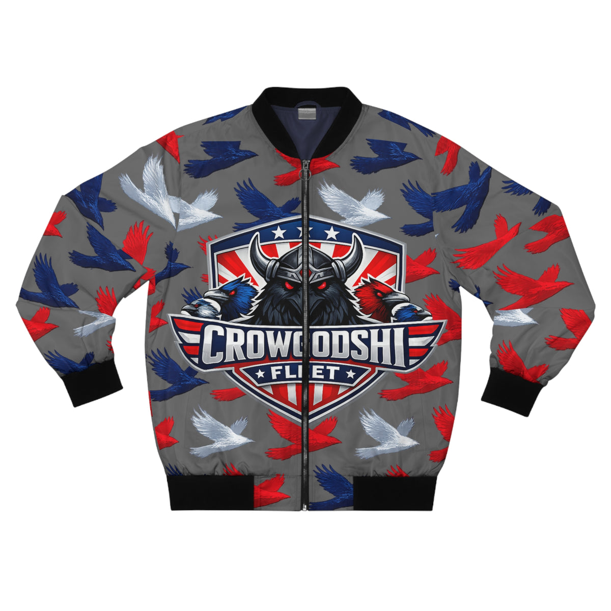 CrowGodShi Fleet Bomber Jacket