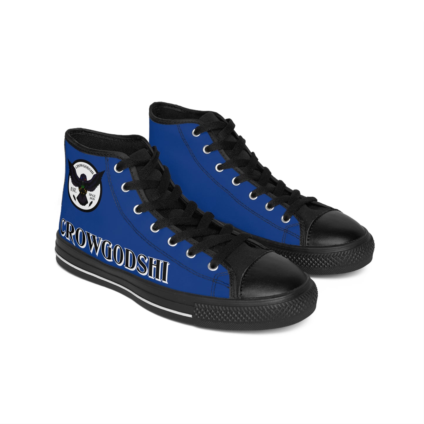 Crowgodshi High-Tops, BLUE