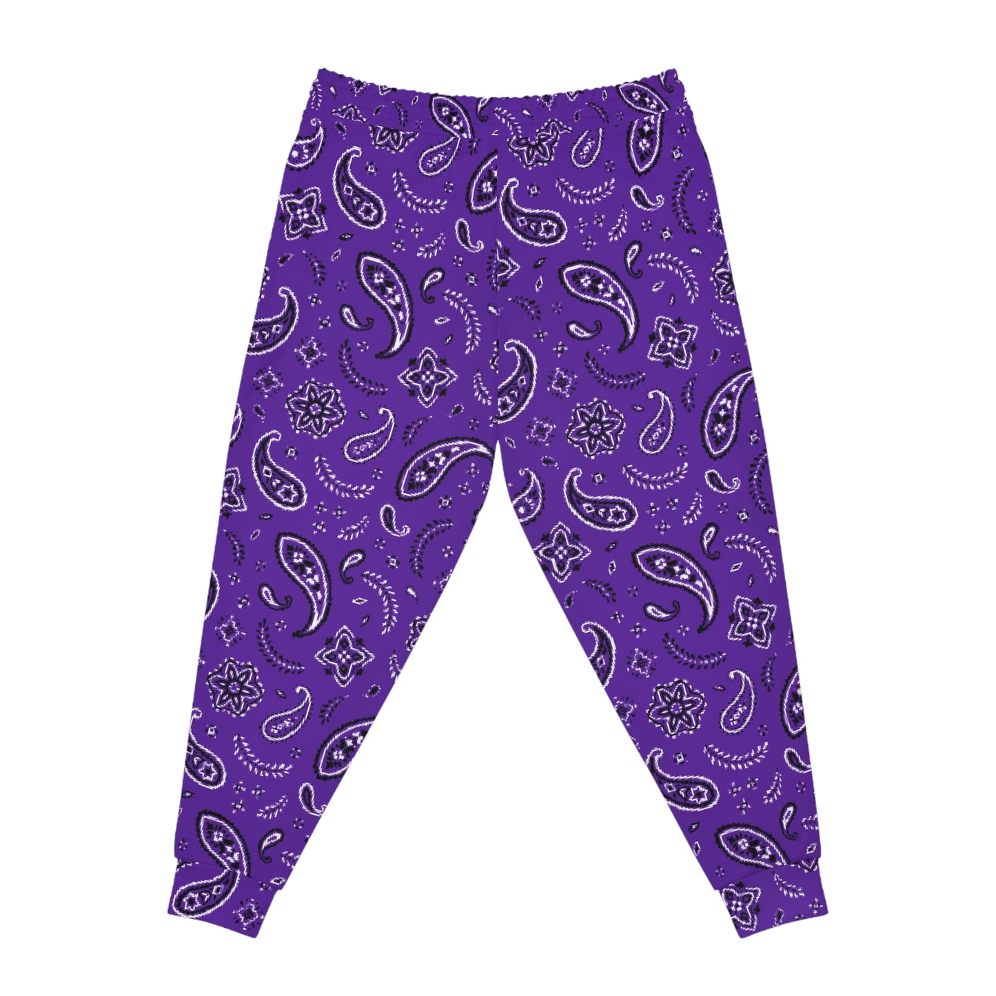 Crowgodshi Purple Colors Athletic Joggers