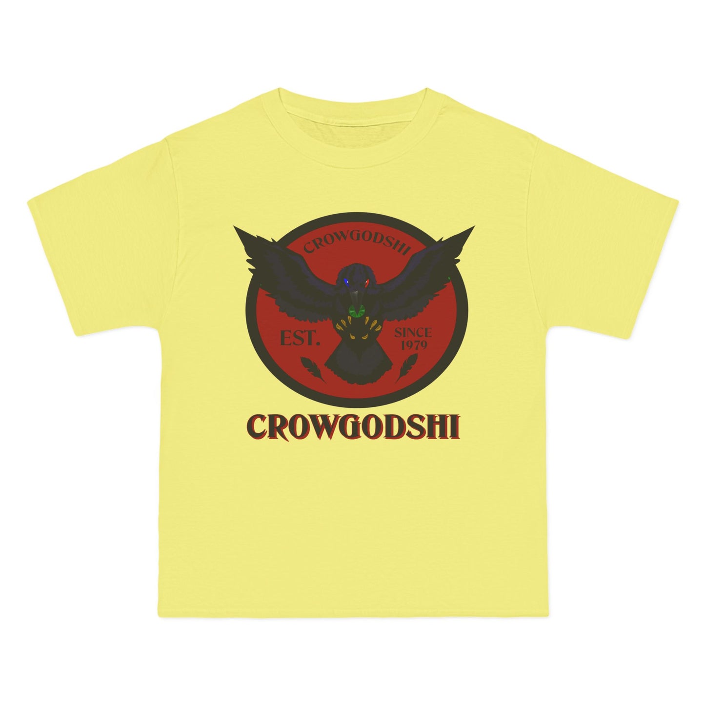 Crowgodshi First Generation Limited Edition Beefy-T®, BURGUNDY LOGO