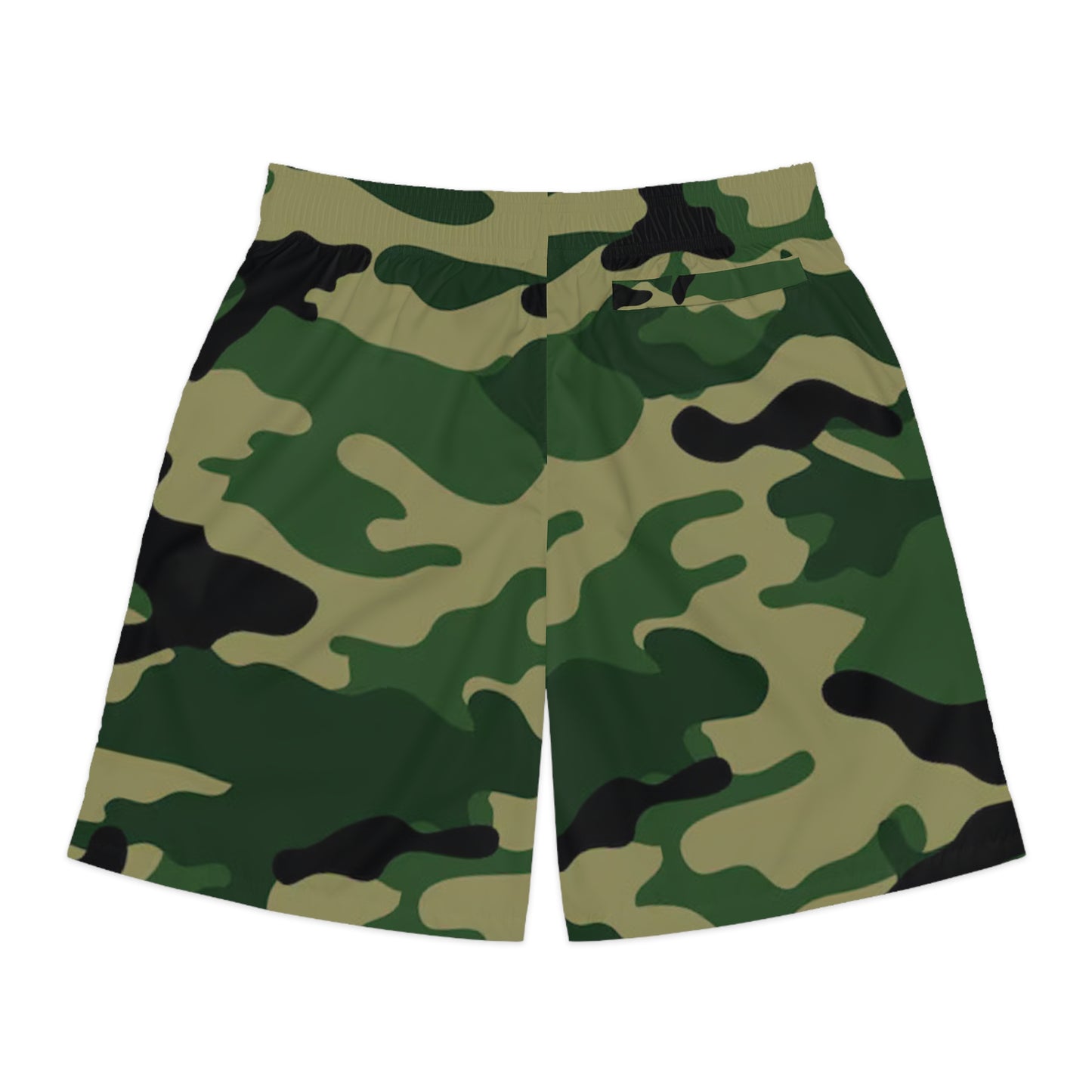 Crowgodshi Camo Tactical Jogger Shorts — Military Patch Graphic