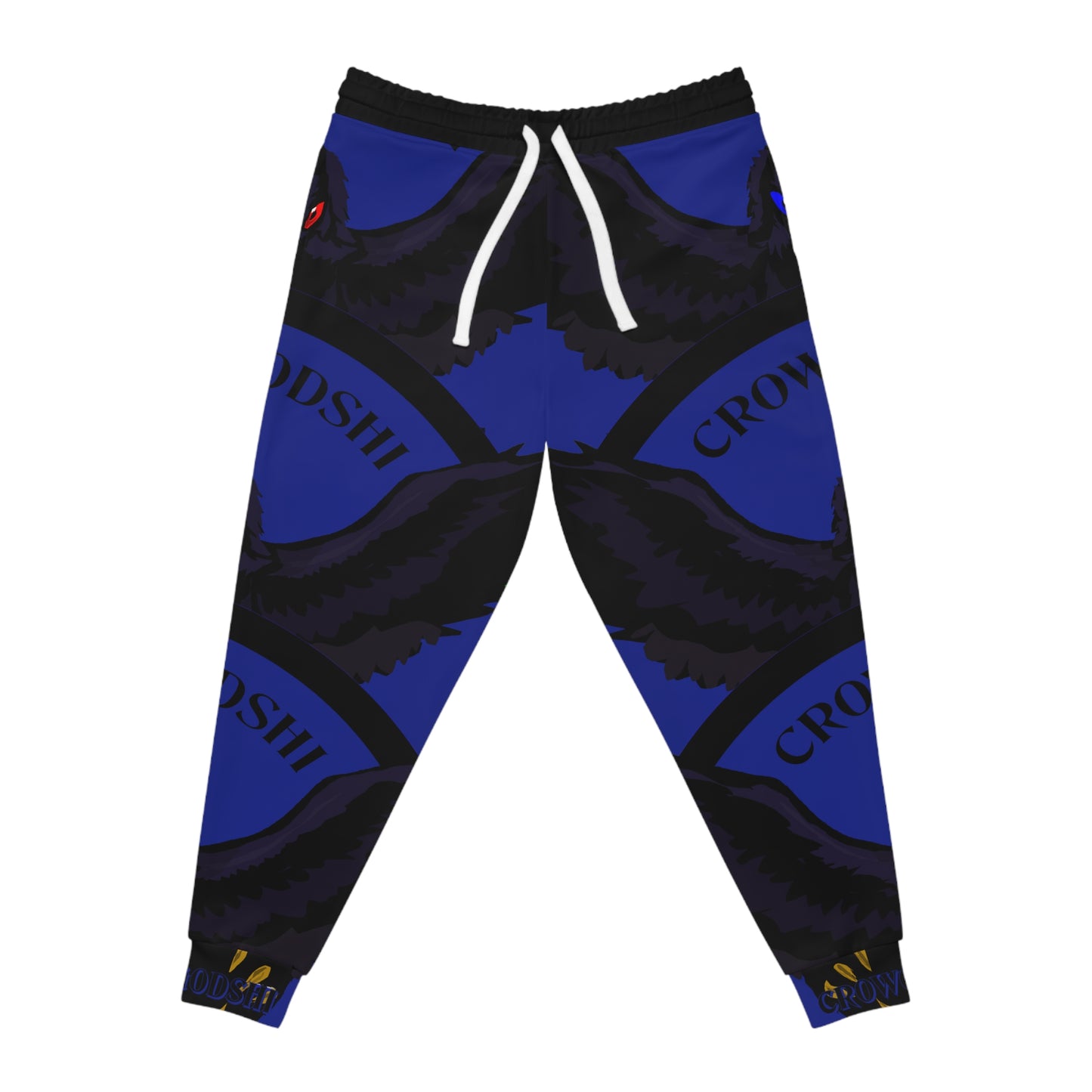Crowgodshi 3rd GEN Athletic Joggers, DUKE BLUE LOGO