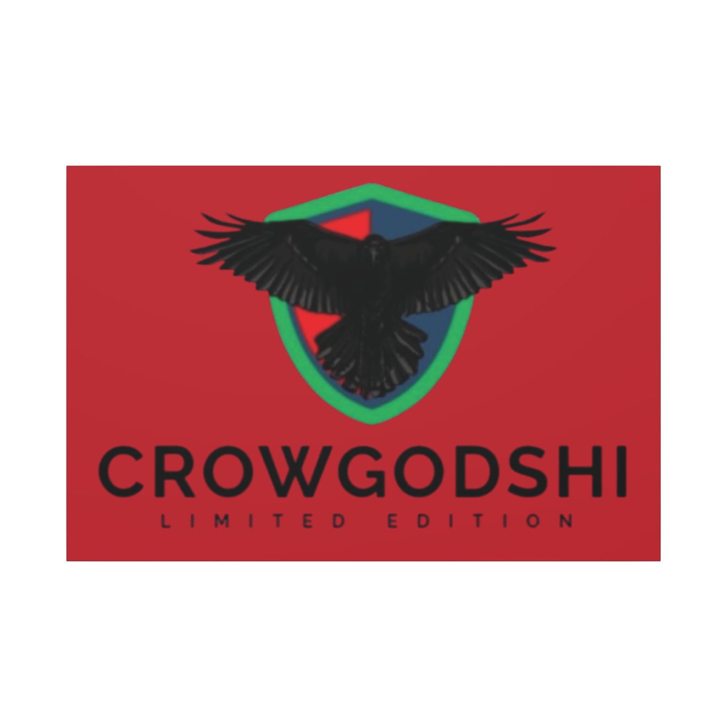 Canvas Wall Art - Limited Edition Crowgodshi Design