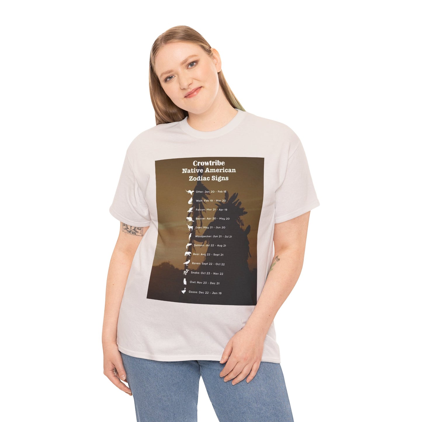 Crowgodshi "Native American Zodiacs" Gic Crow Edition T-Shirt