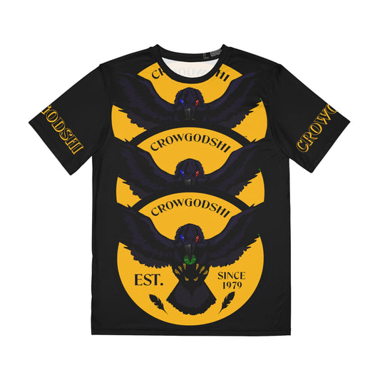 Special Edition Crowgodshi Designer T-shirt, GOLD LOGO