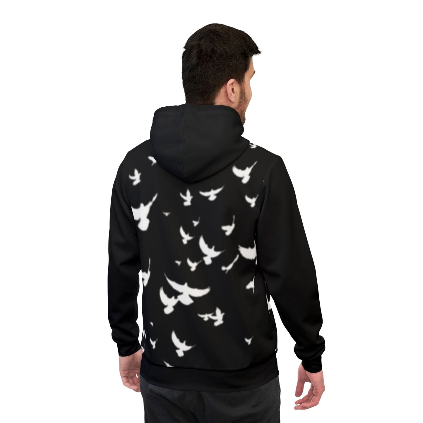 Crowgodshi Limited Edition Athletic Hoodie WHITE CROWS