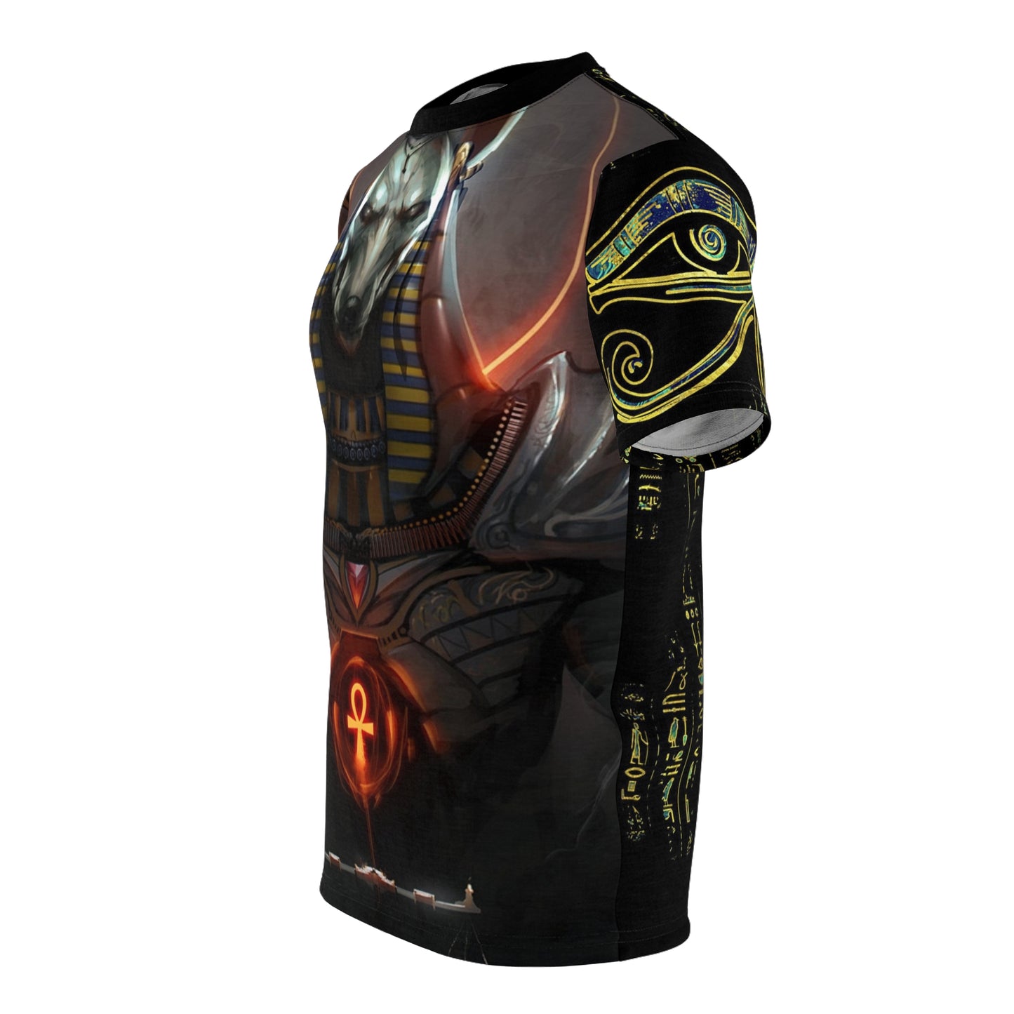 Crowgodshi Designer Anubis & Hieroglyphs Edition T-Shirt