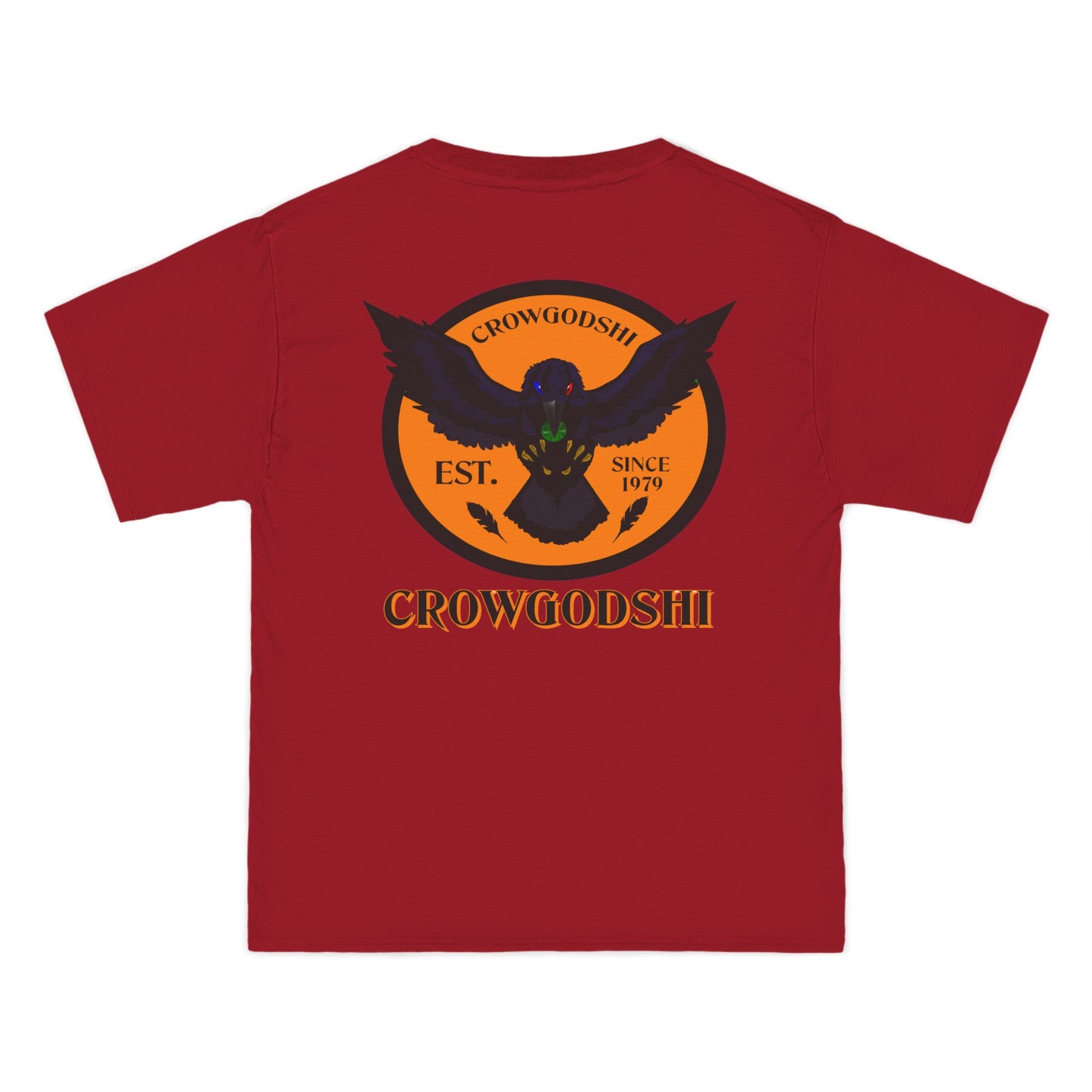 Crowgodshi First Generation Limited Edition Beefy-T®, ORANGE LOGO