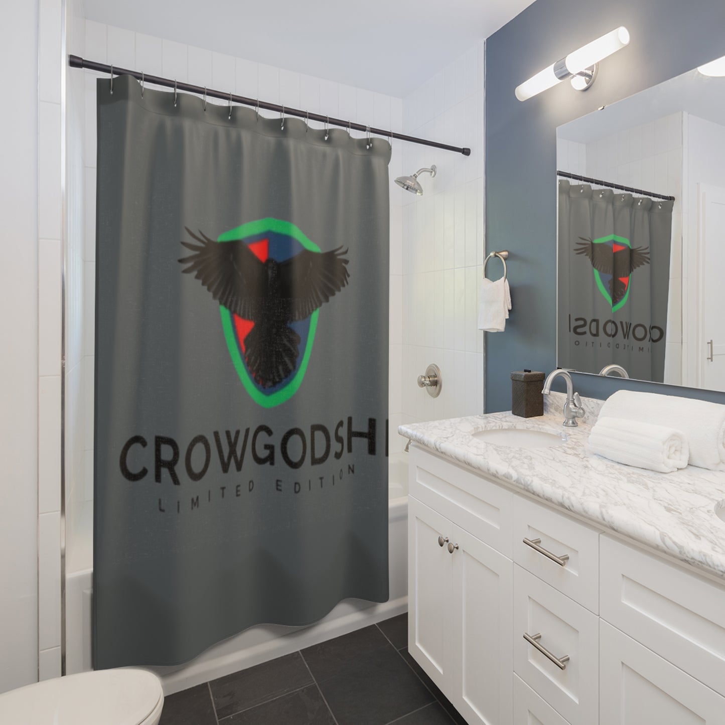 Limited Edition Crowgodshi Shower Curtain
