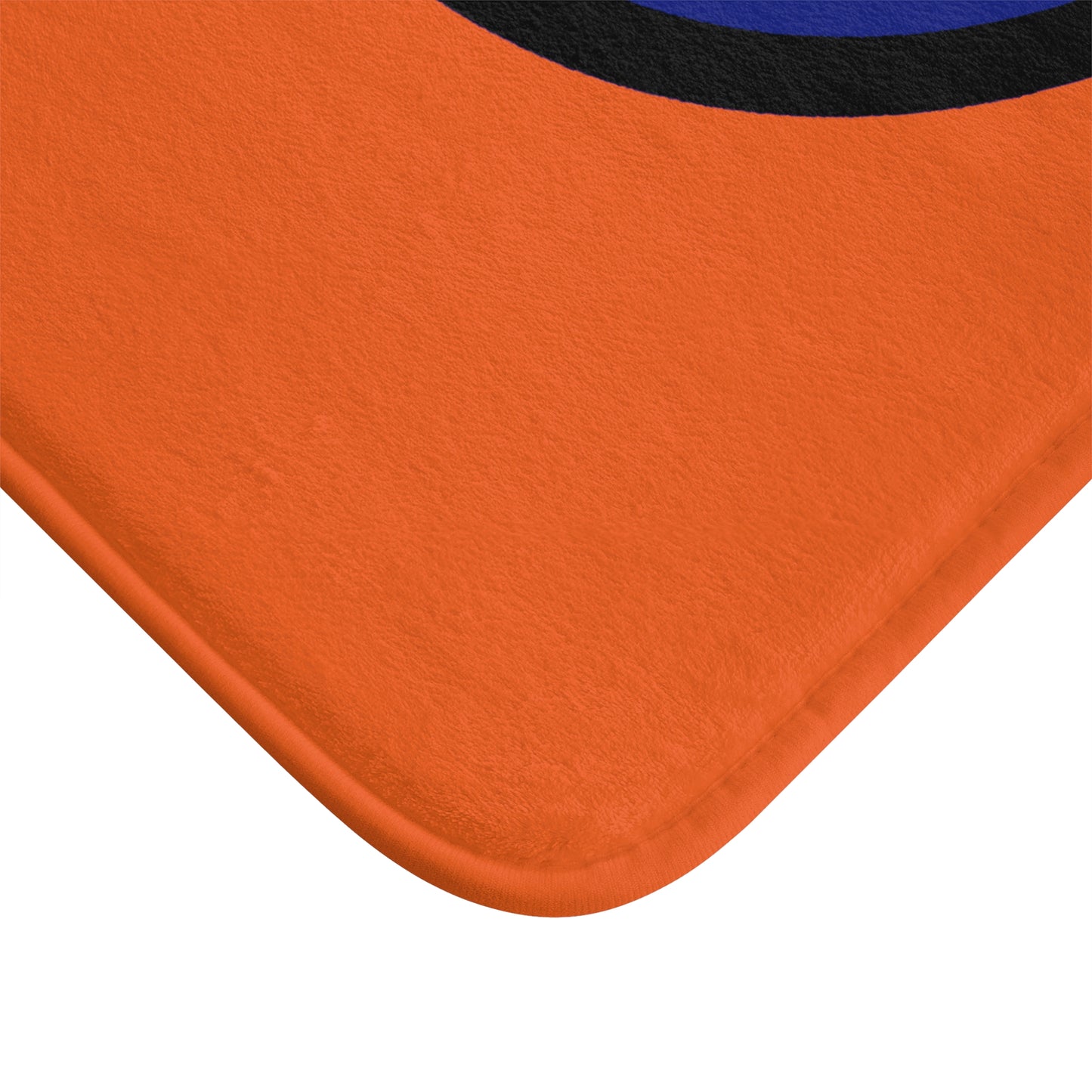 Crowgodshi First Generation Bath Mat, BLUE LOGO