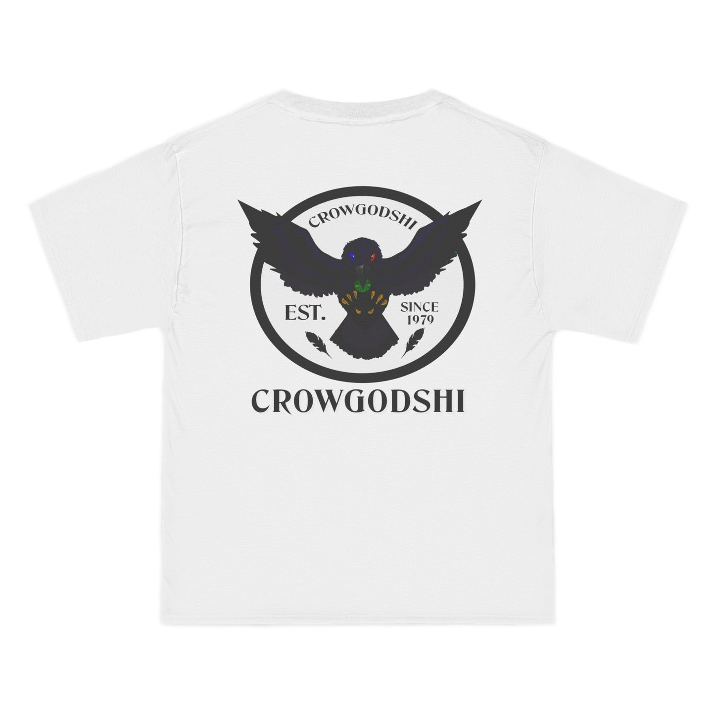 Crowgodshi First Generation Limited Edition Beefy-T®, WHITE LOGO