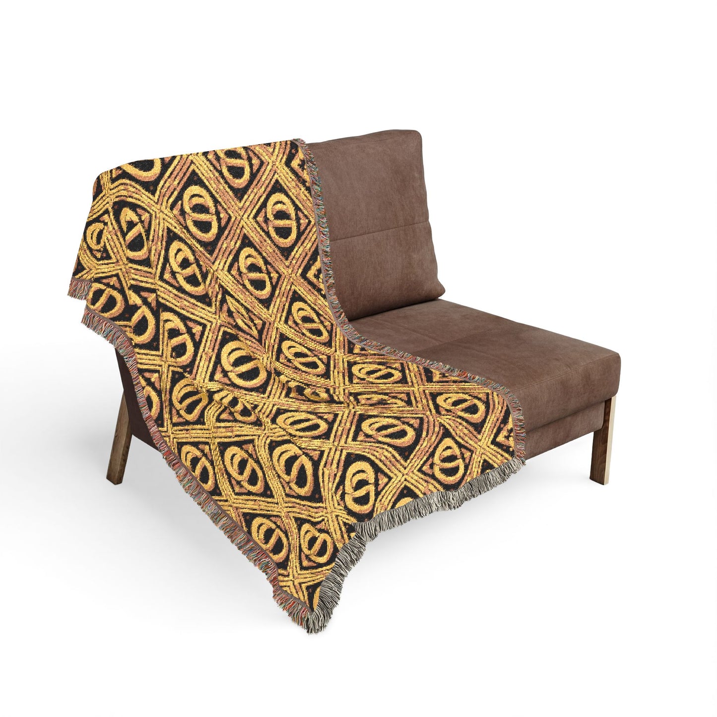 Crowgodshi Designer Jacquard Throw