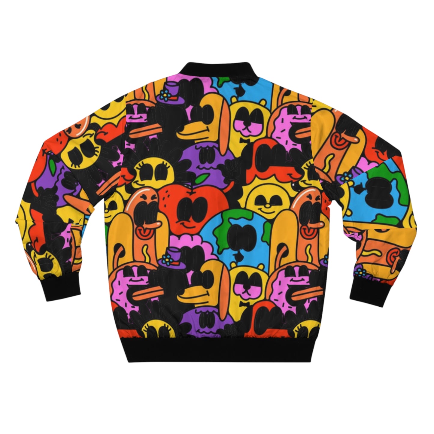 Crowgodshi Designer Black Eye Edition Bomber Jacket
