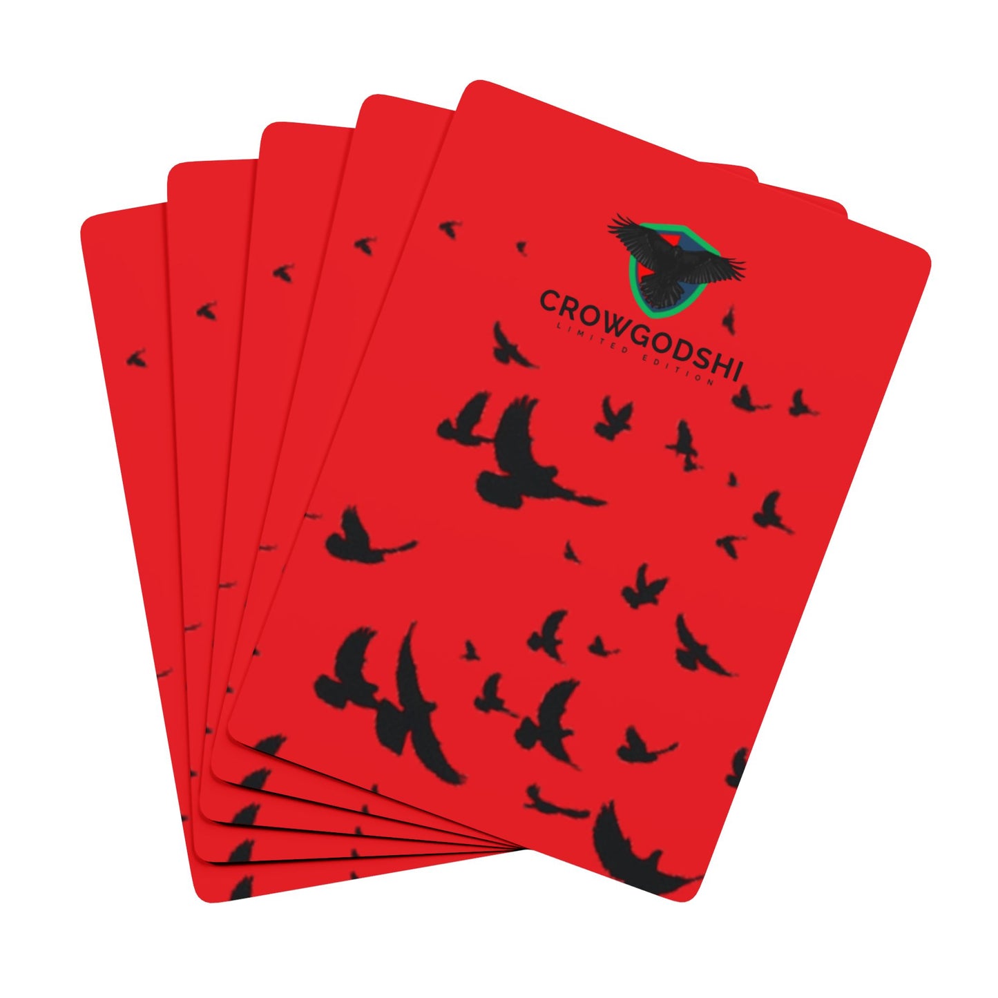 Premium Poker Playing Cards - Crowgodshi Edition with Elegant Spade Design