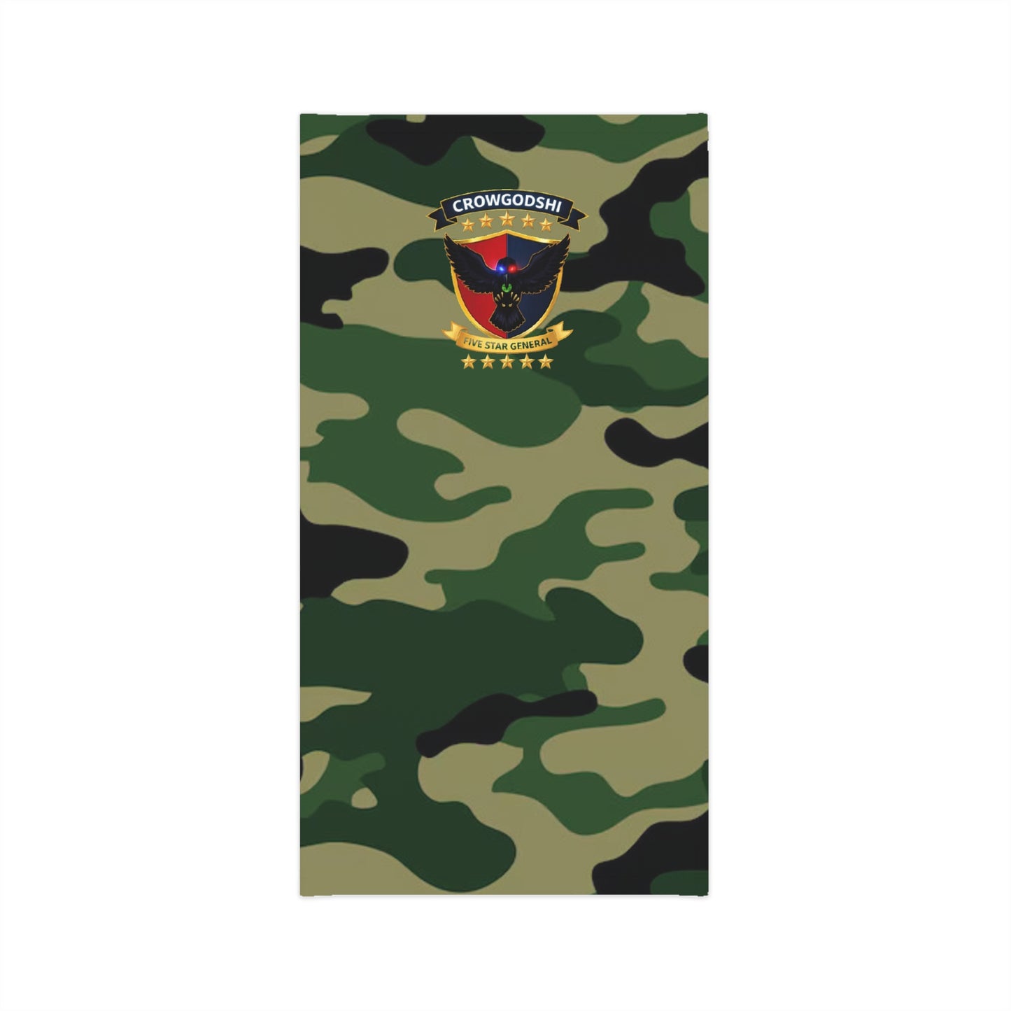 Camo Neck Gaiter — Military Crest Face Mask