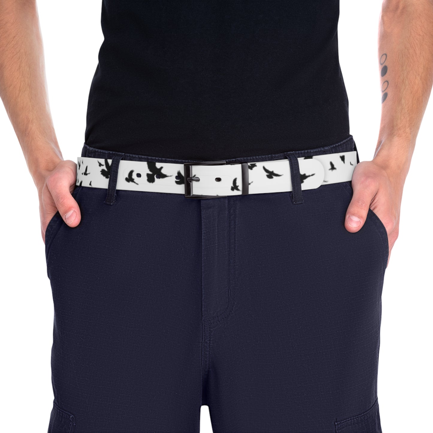 Stylish Bird Pattern Belt for Casual and Outdoor Wear