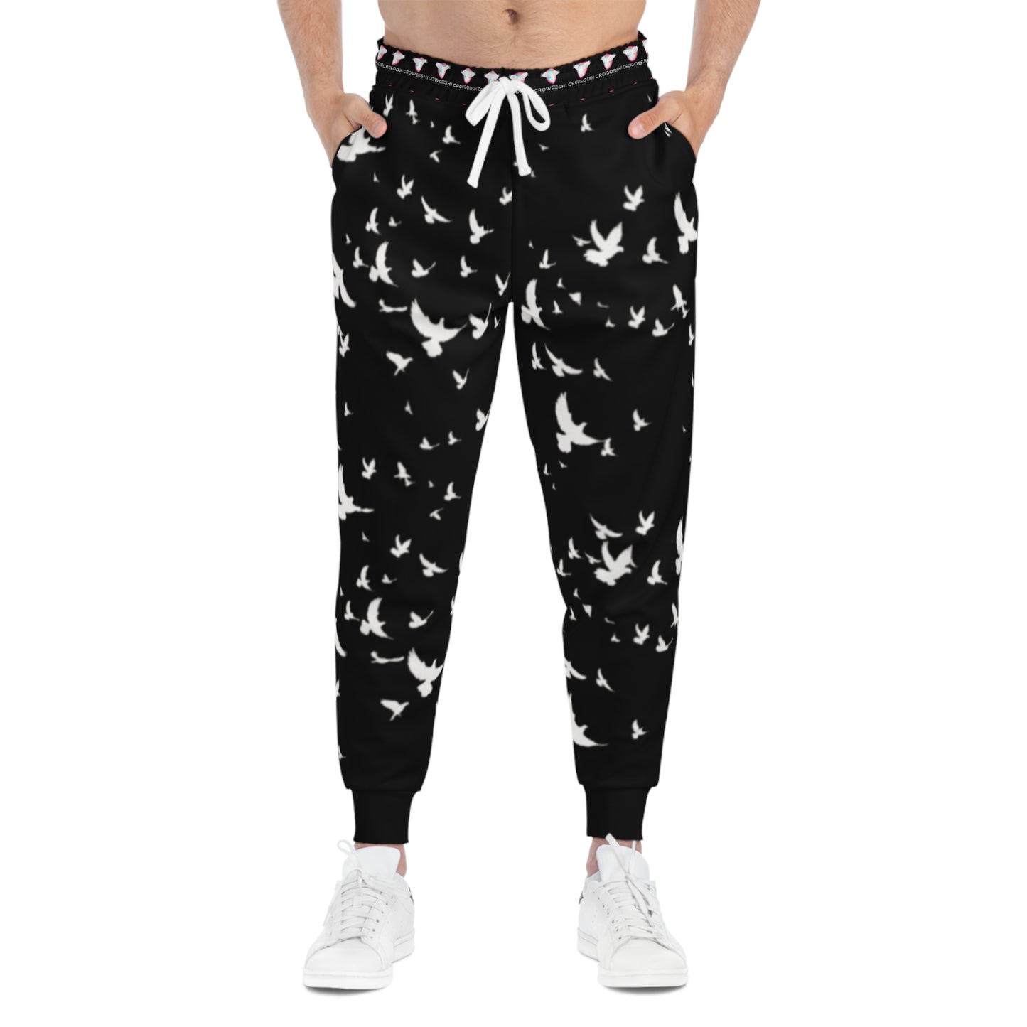 Crowgodshi Designer Black City Joggers