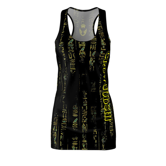 Crowgodshi Women's Eye of Horus Racerback Dress