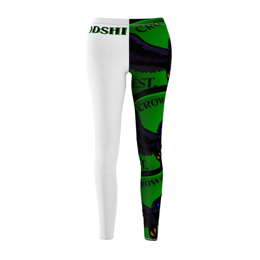 Women's Crowgodshi First Generation Limited Edition Leggings, GREEN LOGO