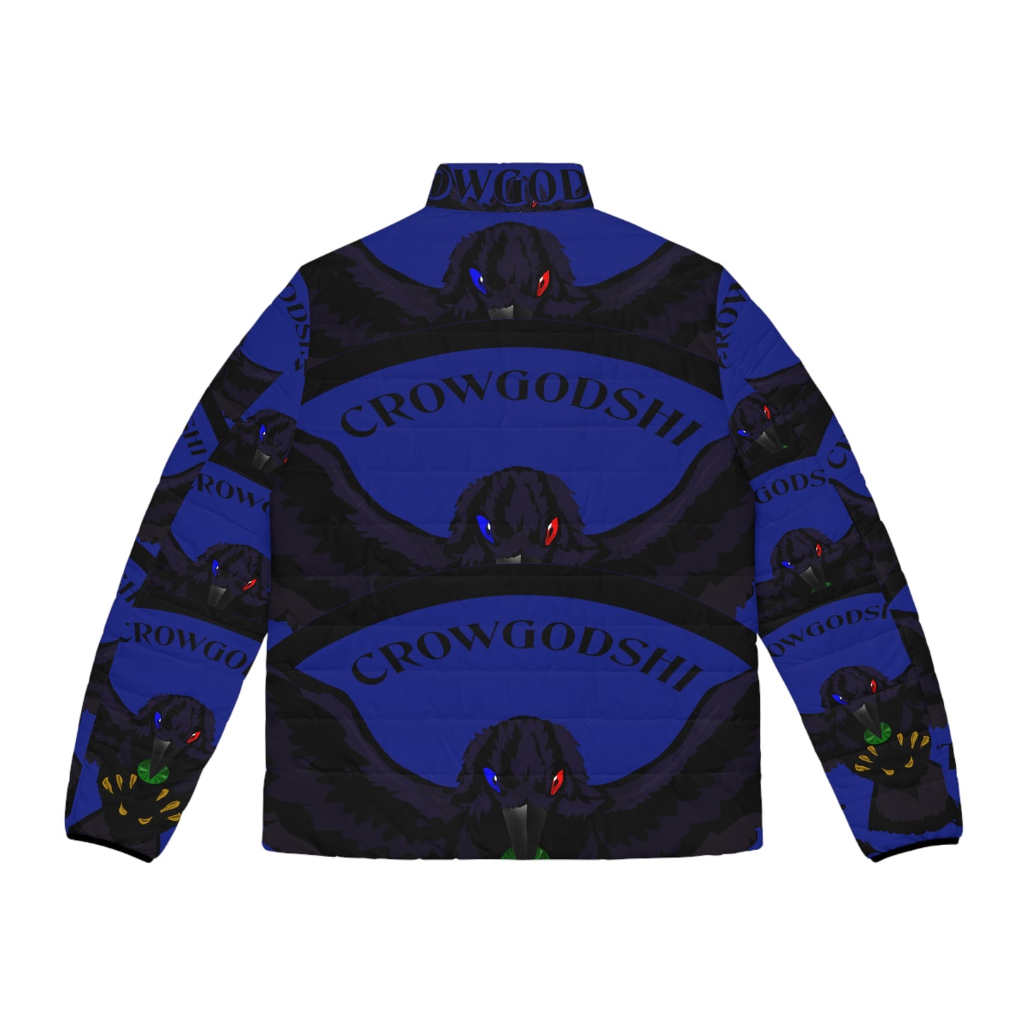 Men's Special Edition Crowgodshi Puffer Jacket, DUKE BLUE LOGO