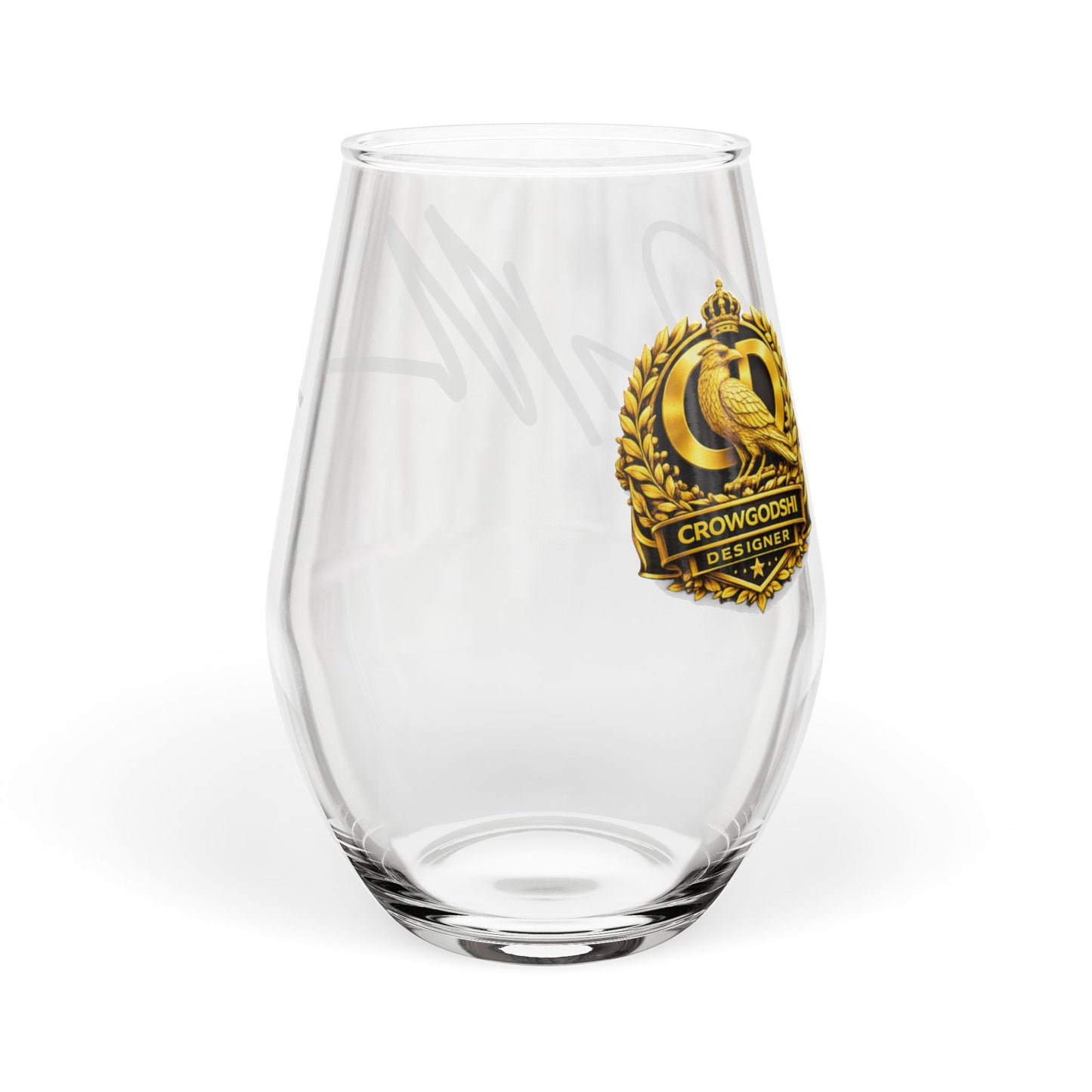 Crowgodshi Designer Signature Wine Glass