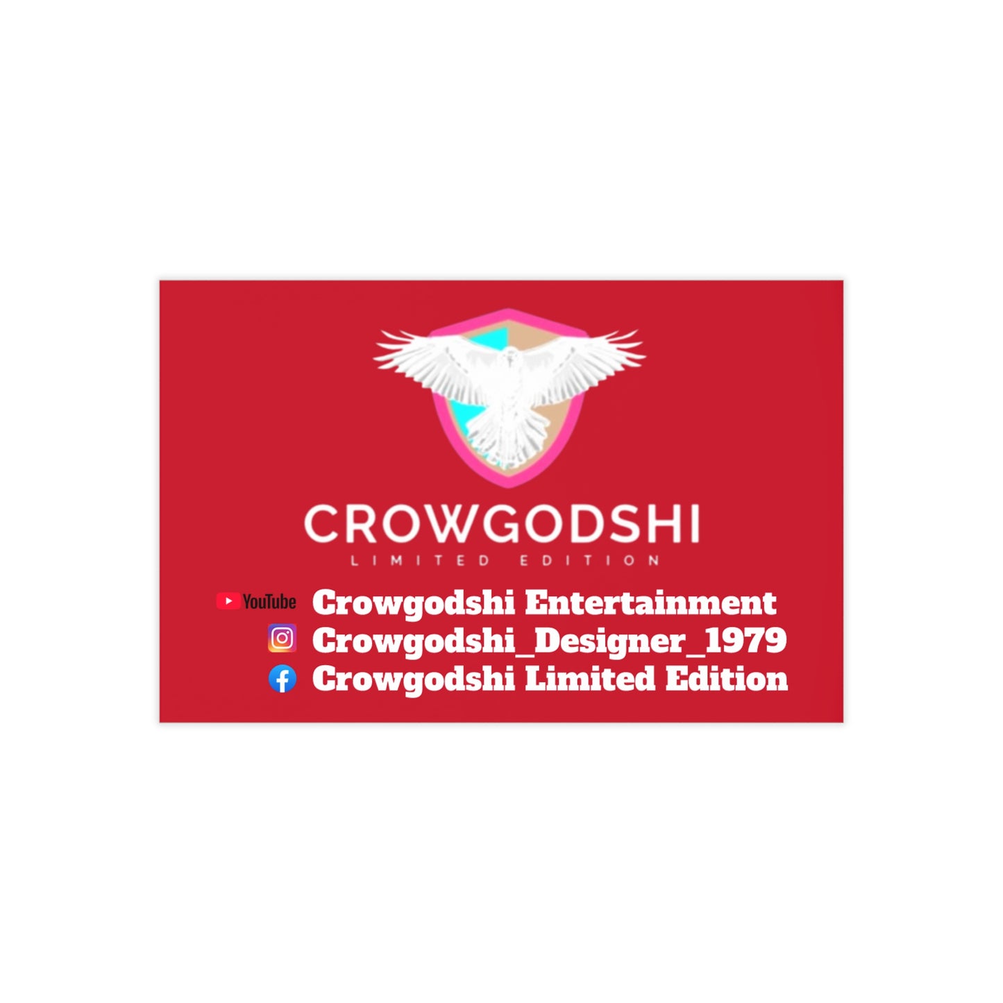 Crowgodshi Entertaiment Business Cards, 100pcs