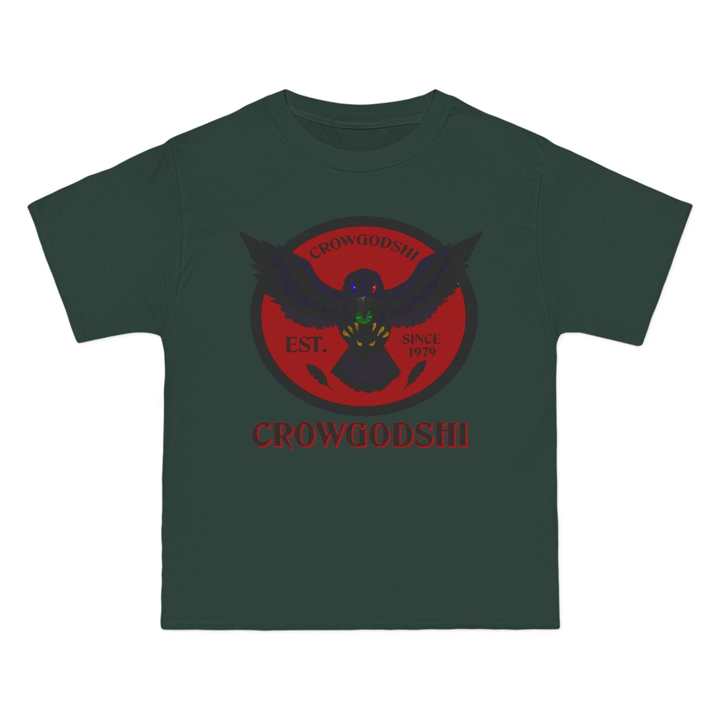 Crowgodshi First Generation Limited Edition Beefy-T®, BURGUNDY LOGO