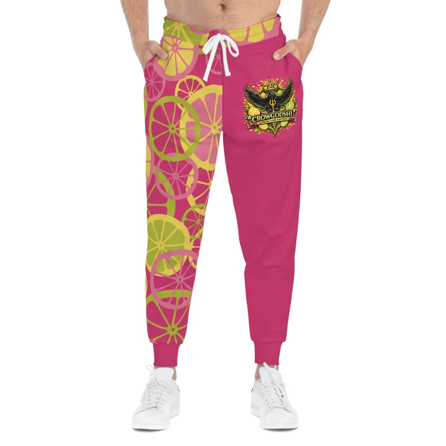 Crowgodshi Designer Lemon/Lime Edition Athletic Joggers