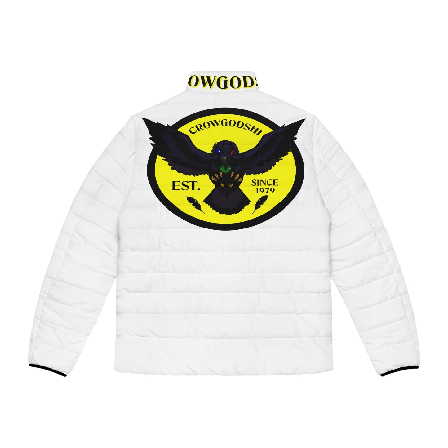 Men's 3rd GEN Puffer Jacket, BLACK W/ YELLOW LOGO