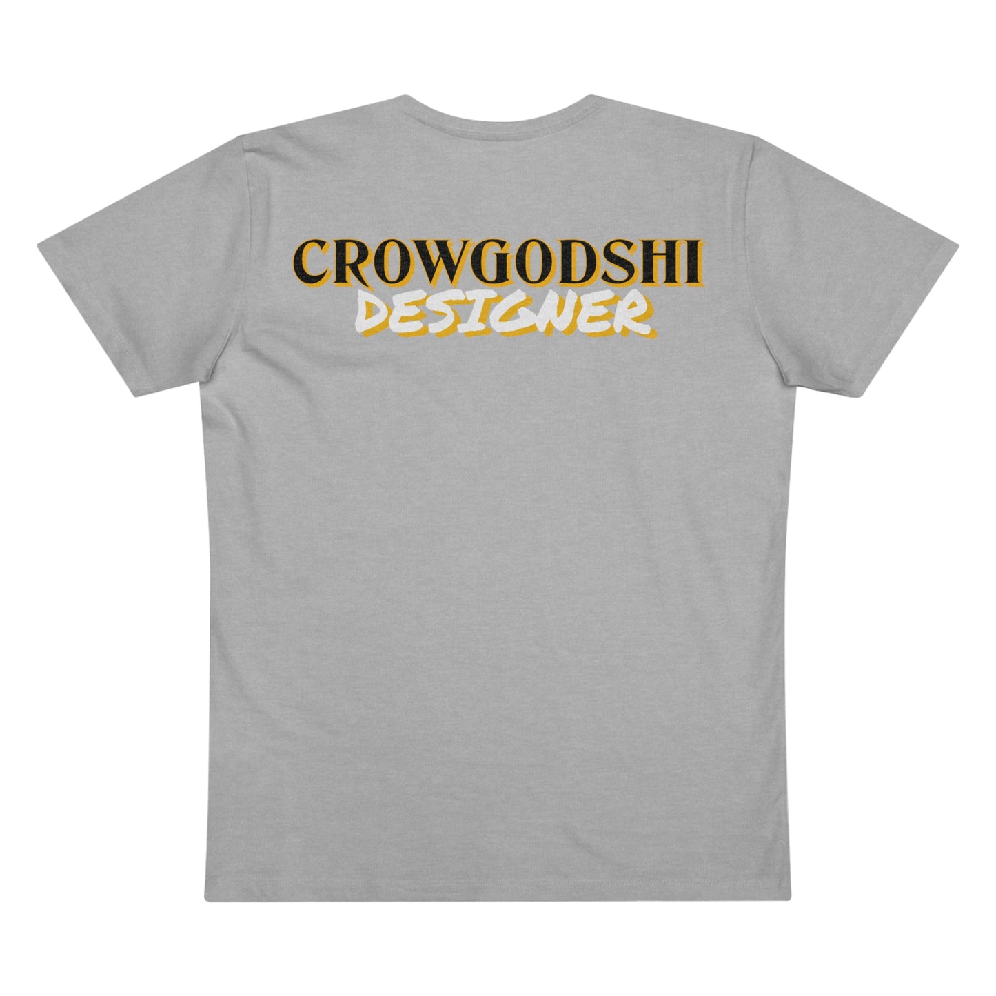 Crowgodshi Designer First Generation Men’s Presenter V-neck, GOLD LOGO
