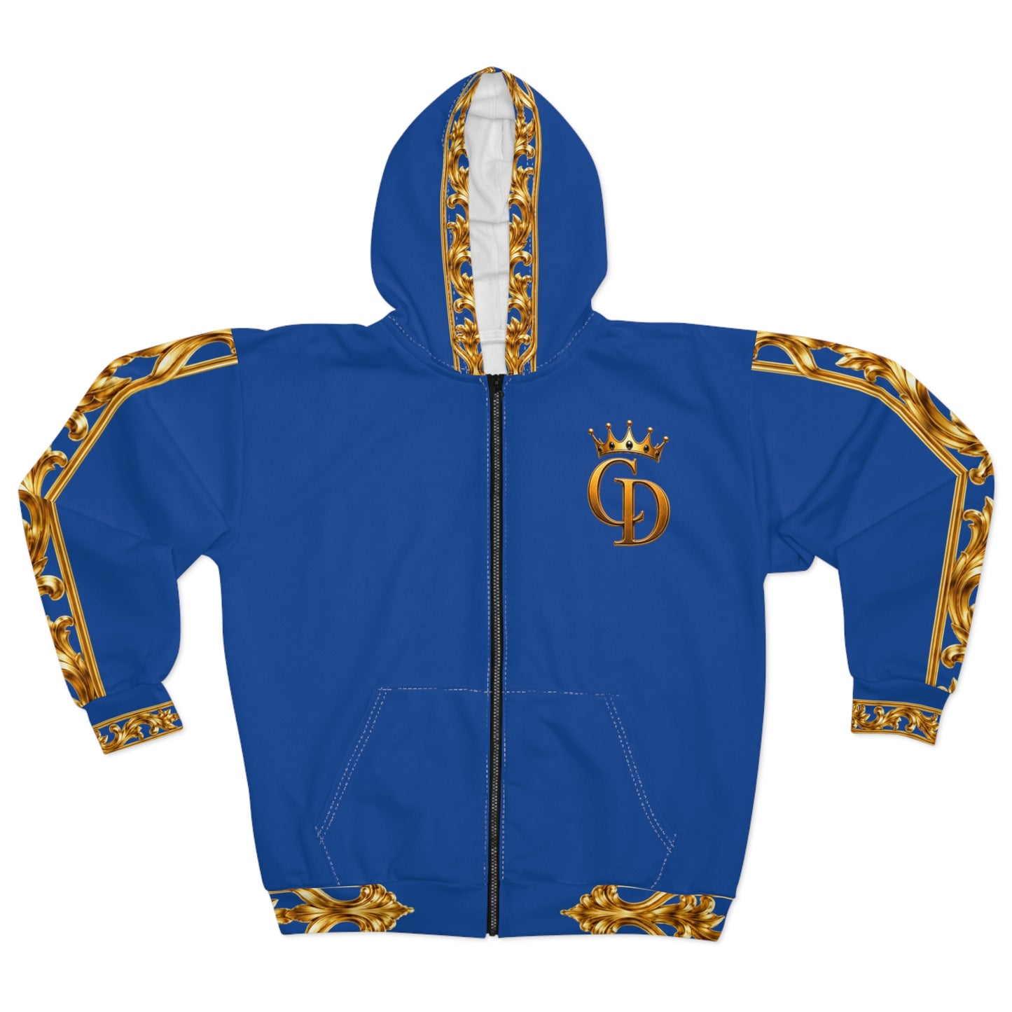 Crowgodshi Designer Zip Hoodie