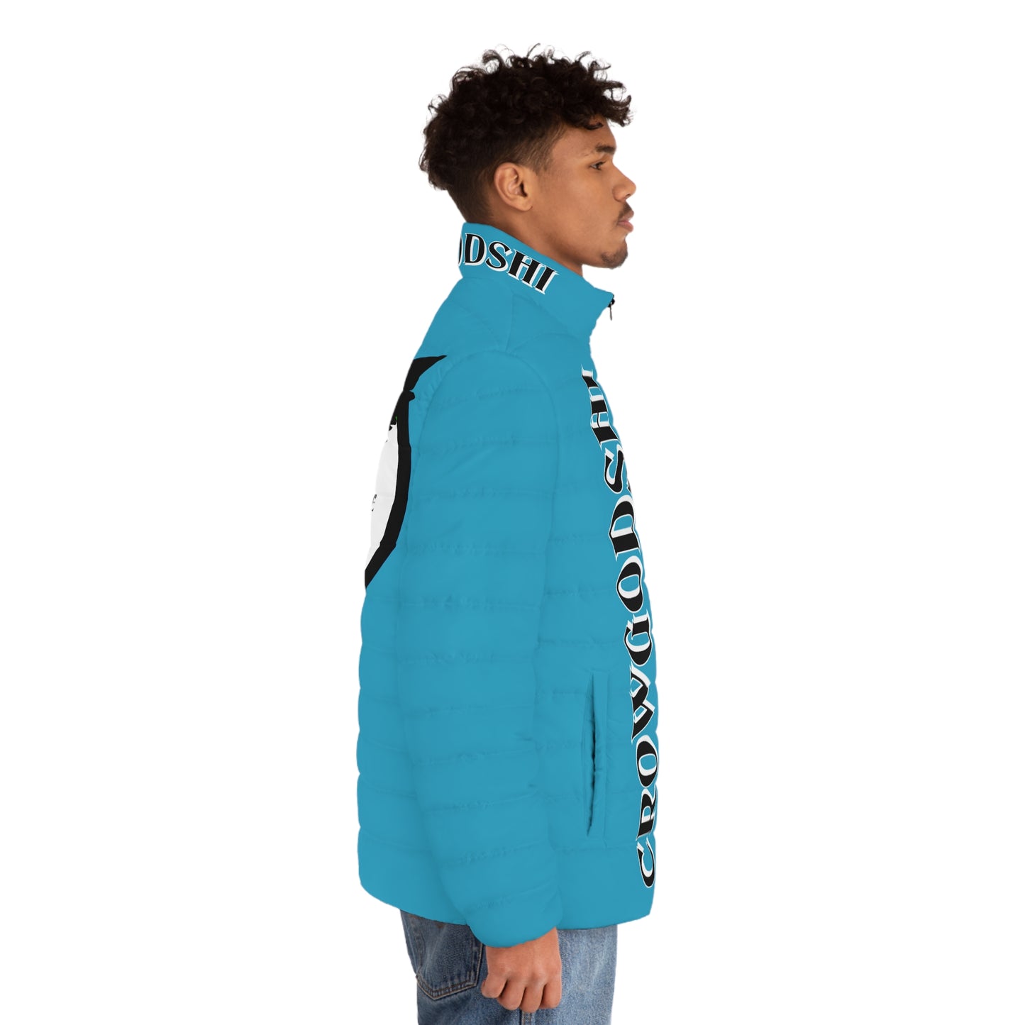3rd Generation Men's CROWGODSHI Puffer Jacket, TURQOUISE