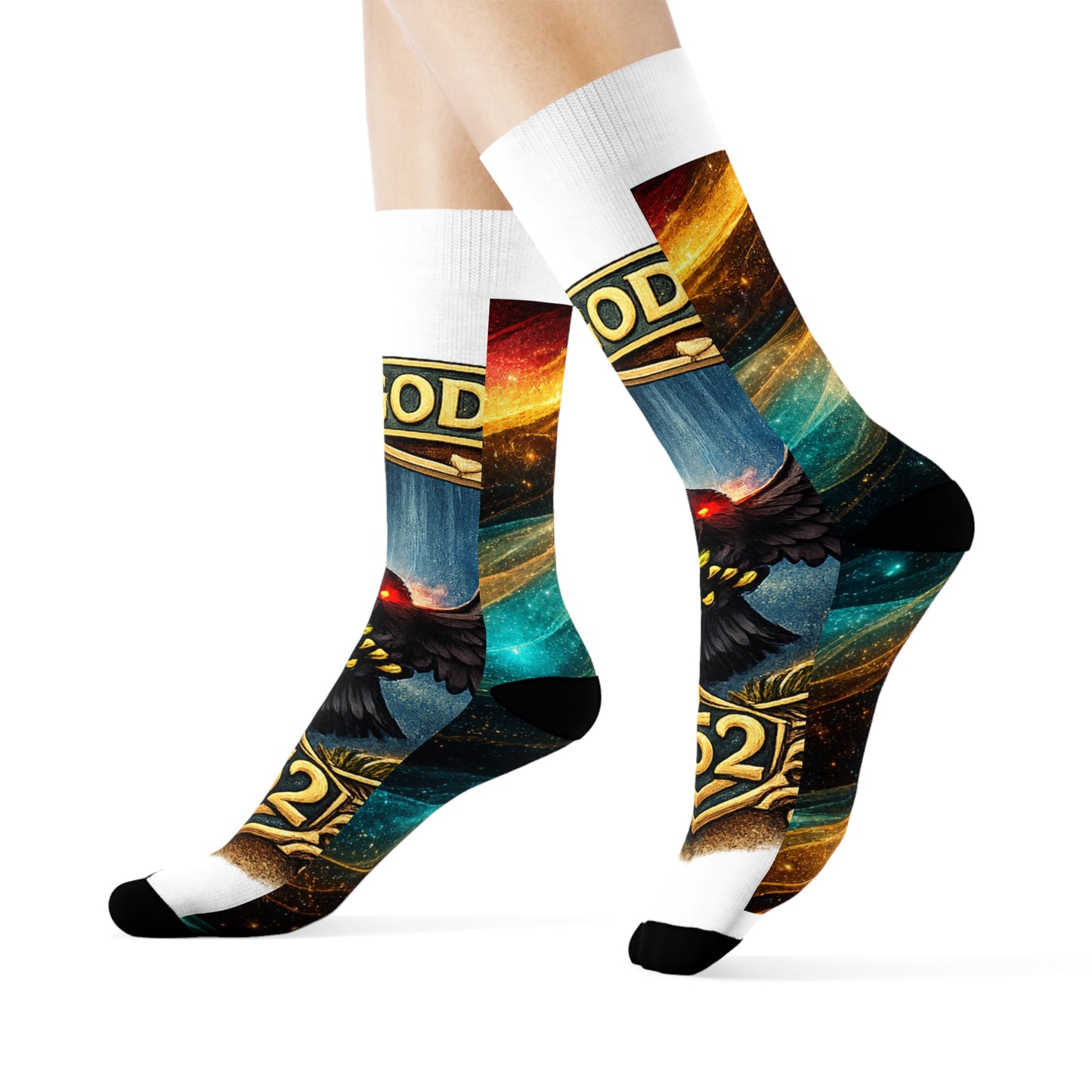 Crowgodshi 252 Legend Crew Socks - Perfect for Everyday Comfort & Fashion