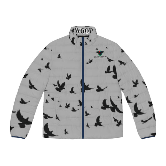 Crowgodshi Limited Edition Men's Puffer Jacket (LIGHT GRAY)