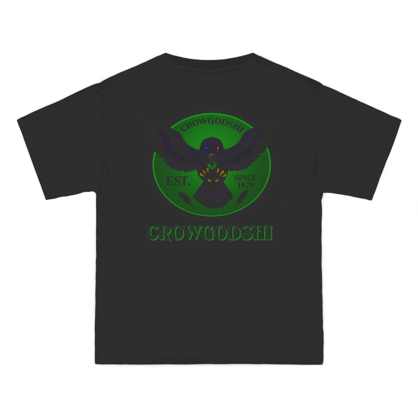 Crowgodshi First Generation Limited Edition Beefy-T®, GREEN LOGO