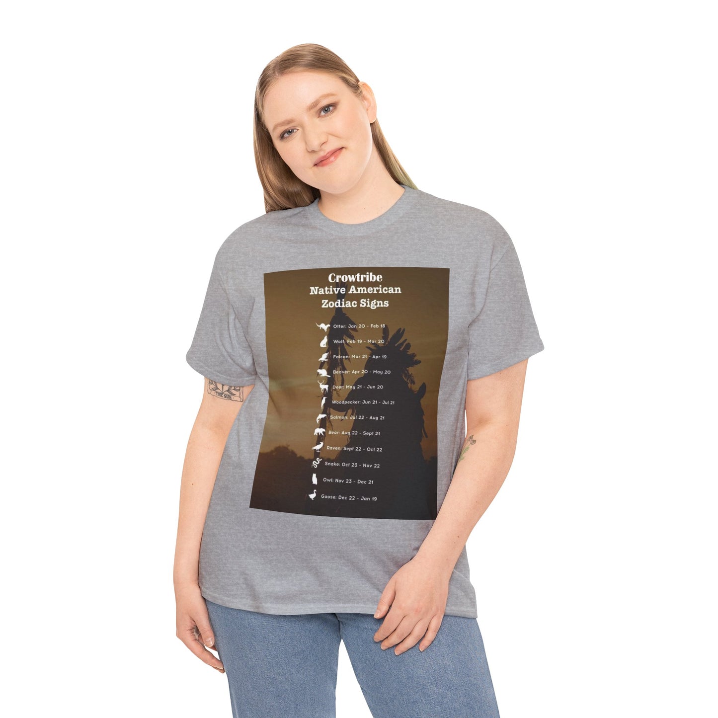 Crowgodshi "Native American Zodiacs" Gic Crow Edition T-Shirt