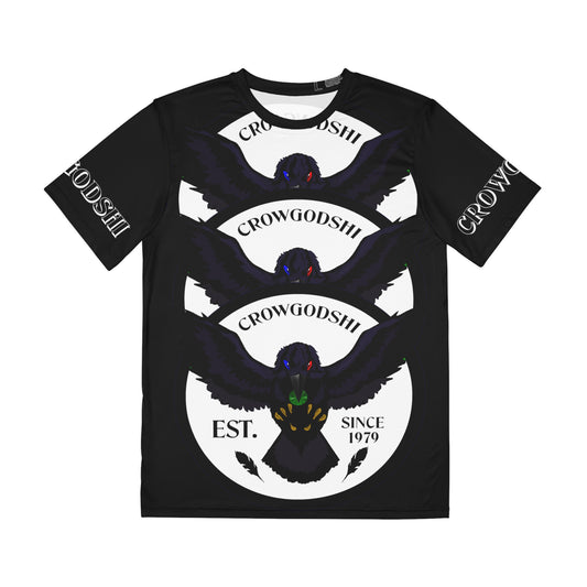 Special Edition Crowgodshi Designer T-shirt, WHITE LOGO