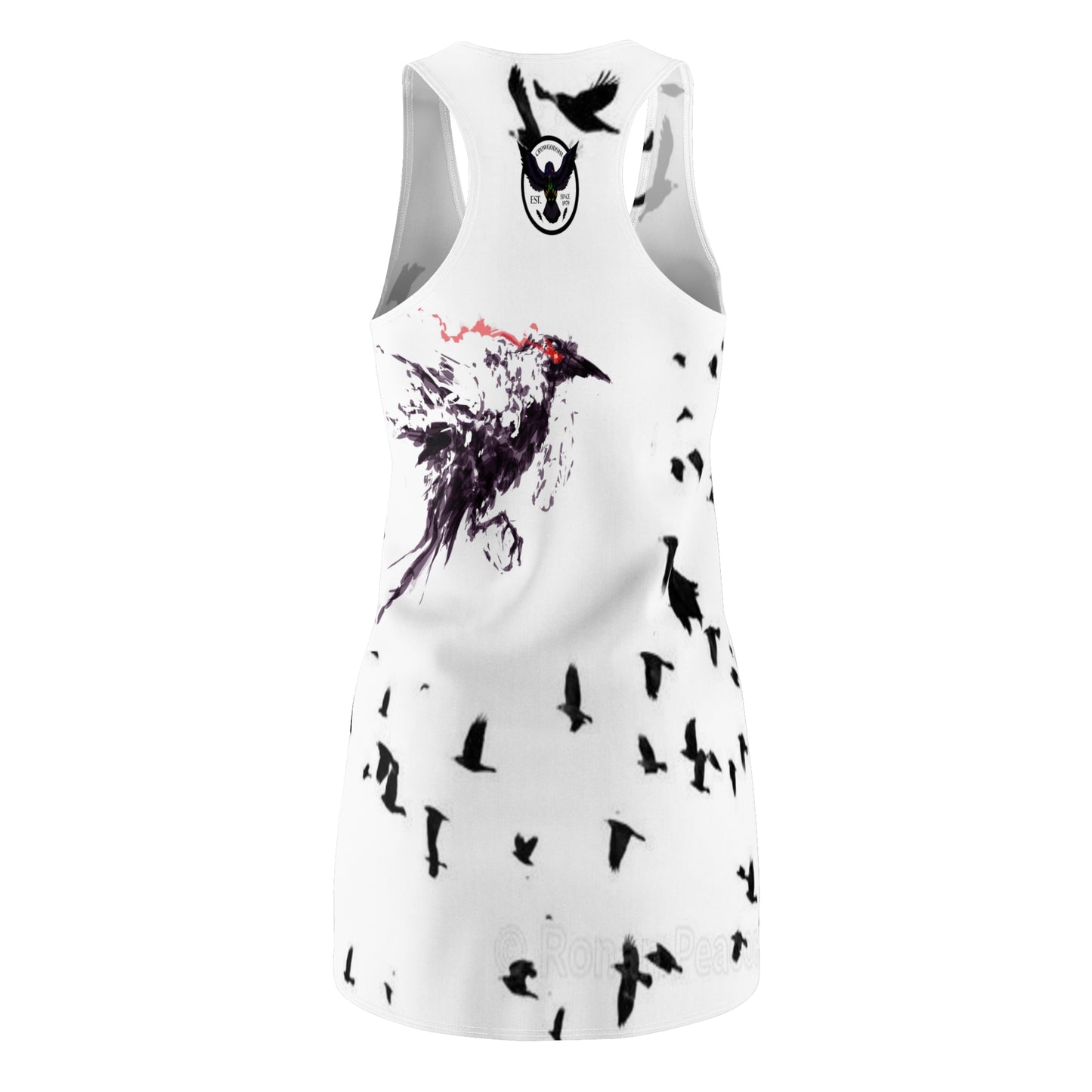 Crowgodshi Women's Flock of Crows Racerback Dress