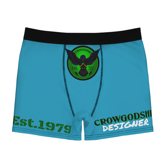 Men's Aqua Blue CD Est.1979 Boxer Briefs