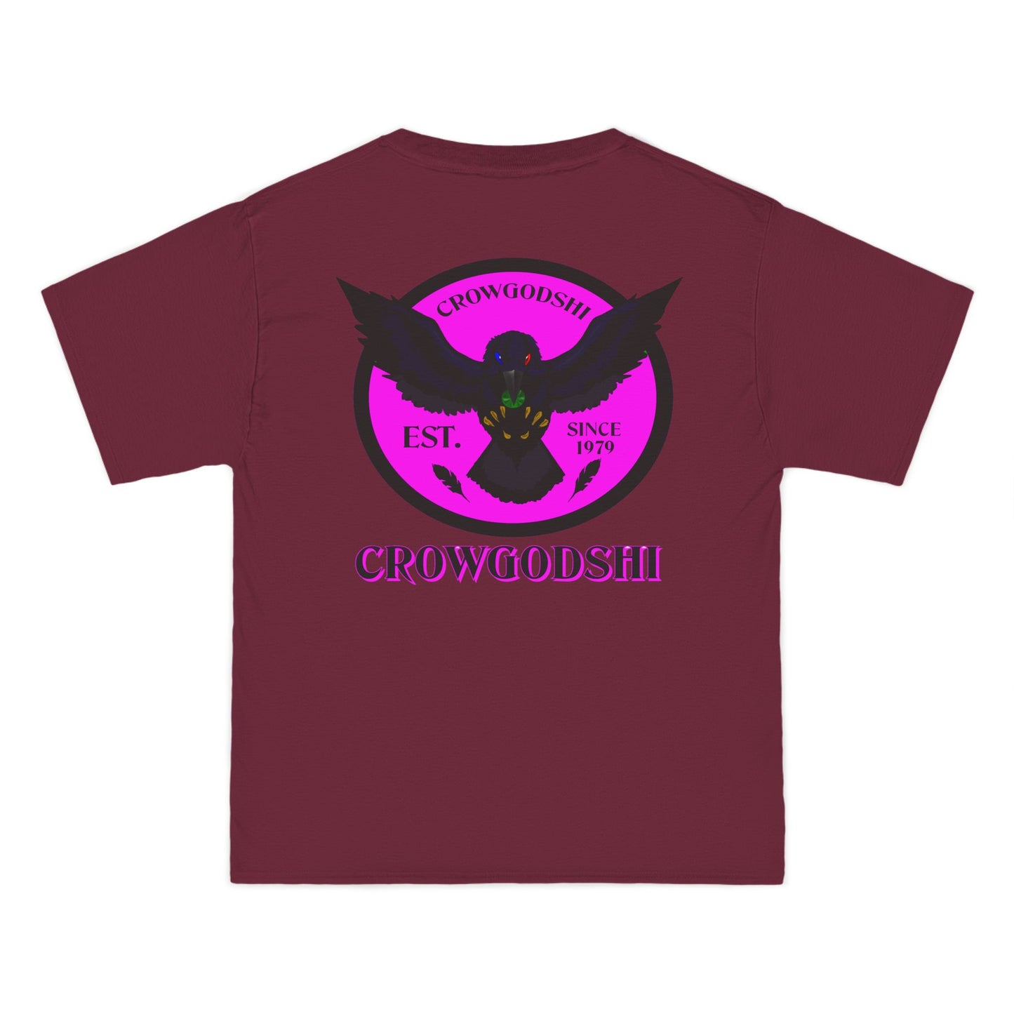 Crowgodshi First Generation Limited Edition Beefy-T®, PINK LOGO
