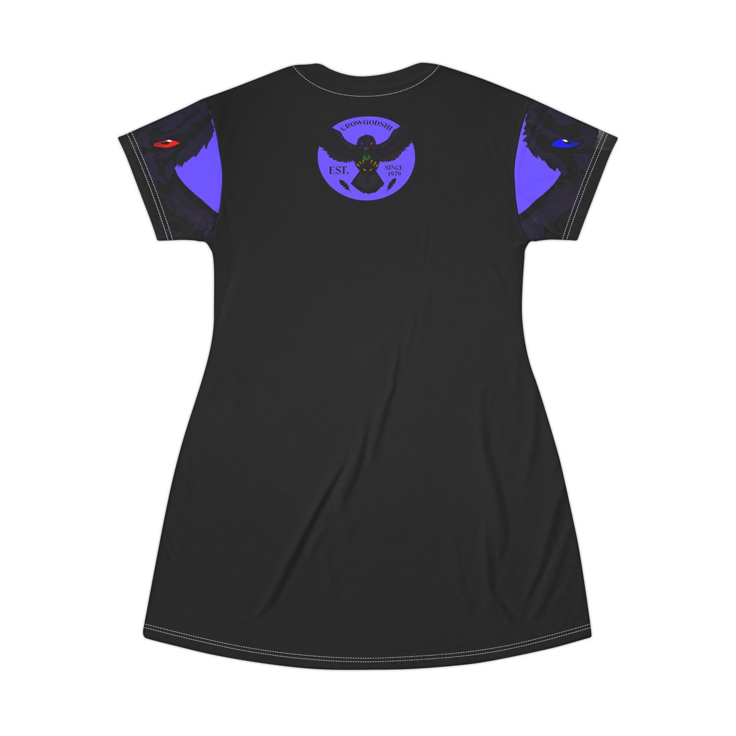 Crowgodshi First Generation T-Shirt Dress, PURPLE LOGO