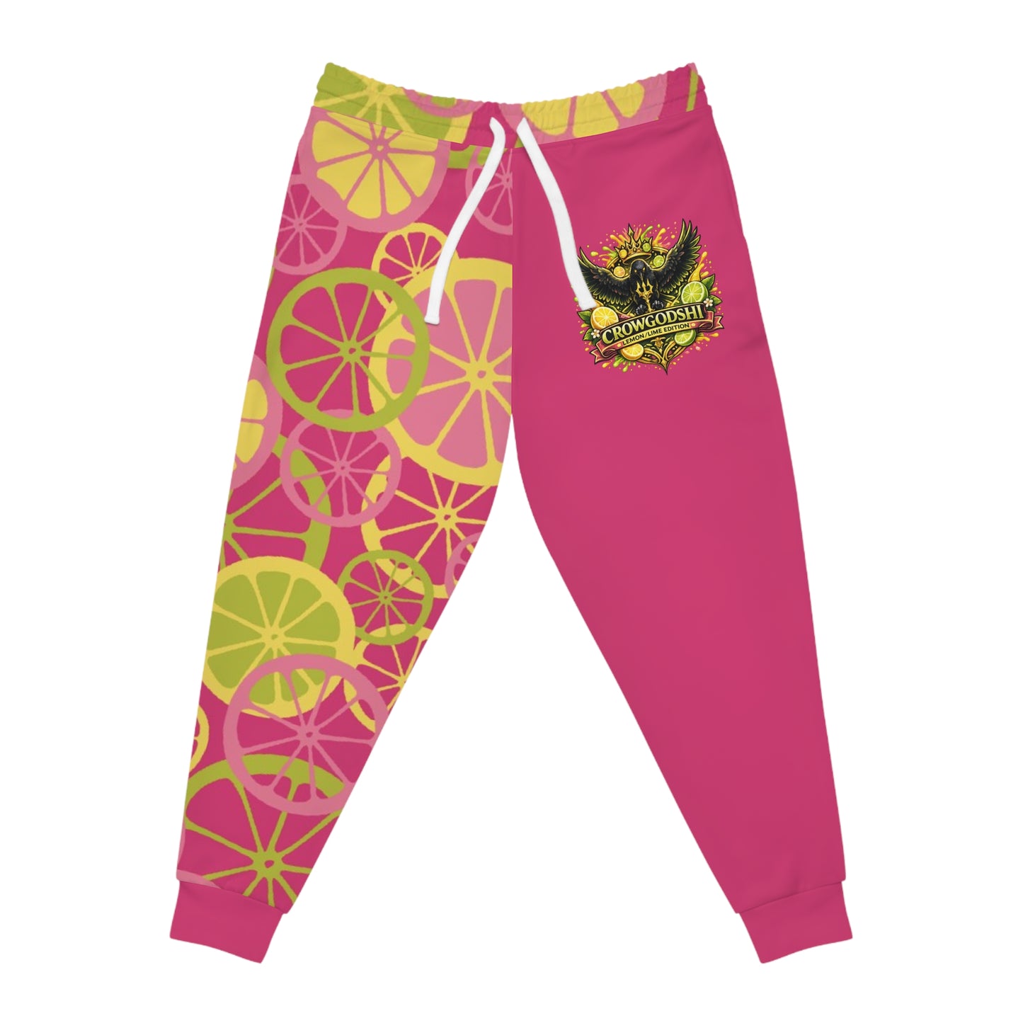 Crowgodshi Designer Lemon/Lime Edition Athletic Joggers