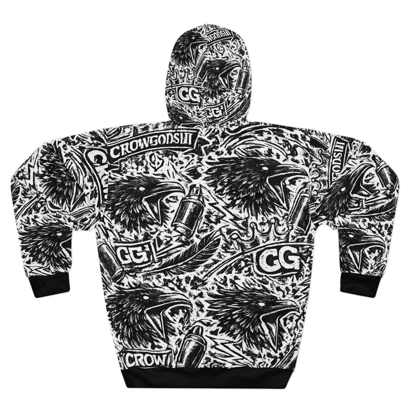 Crowgodshi Urban Crow Pullover Hoodie