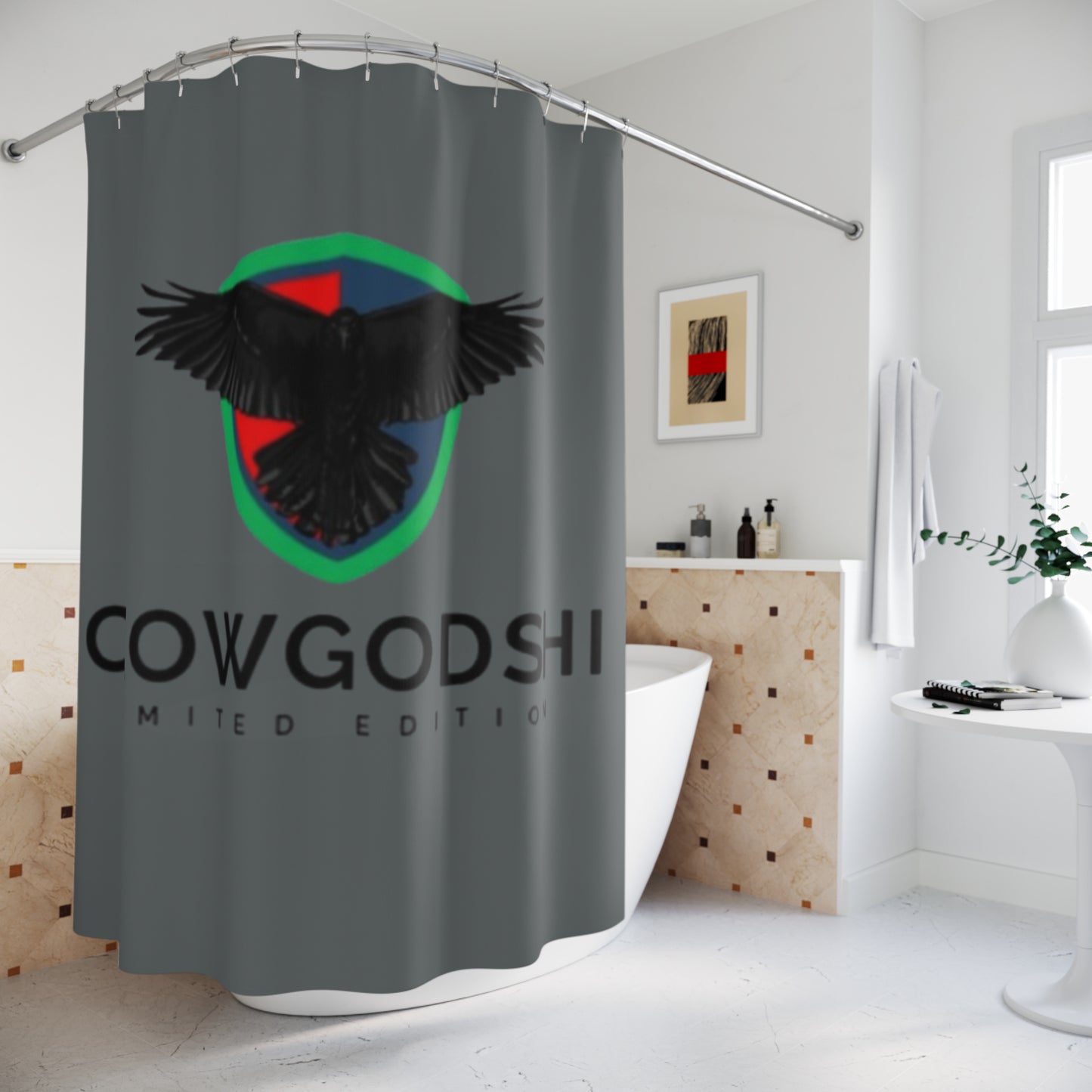 Limited Edition Crowgodshi Shower Curtain