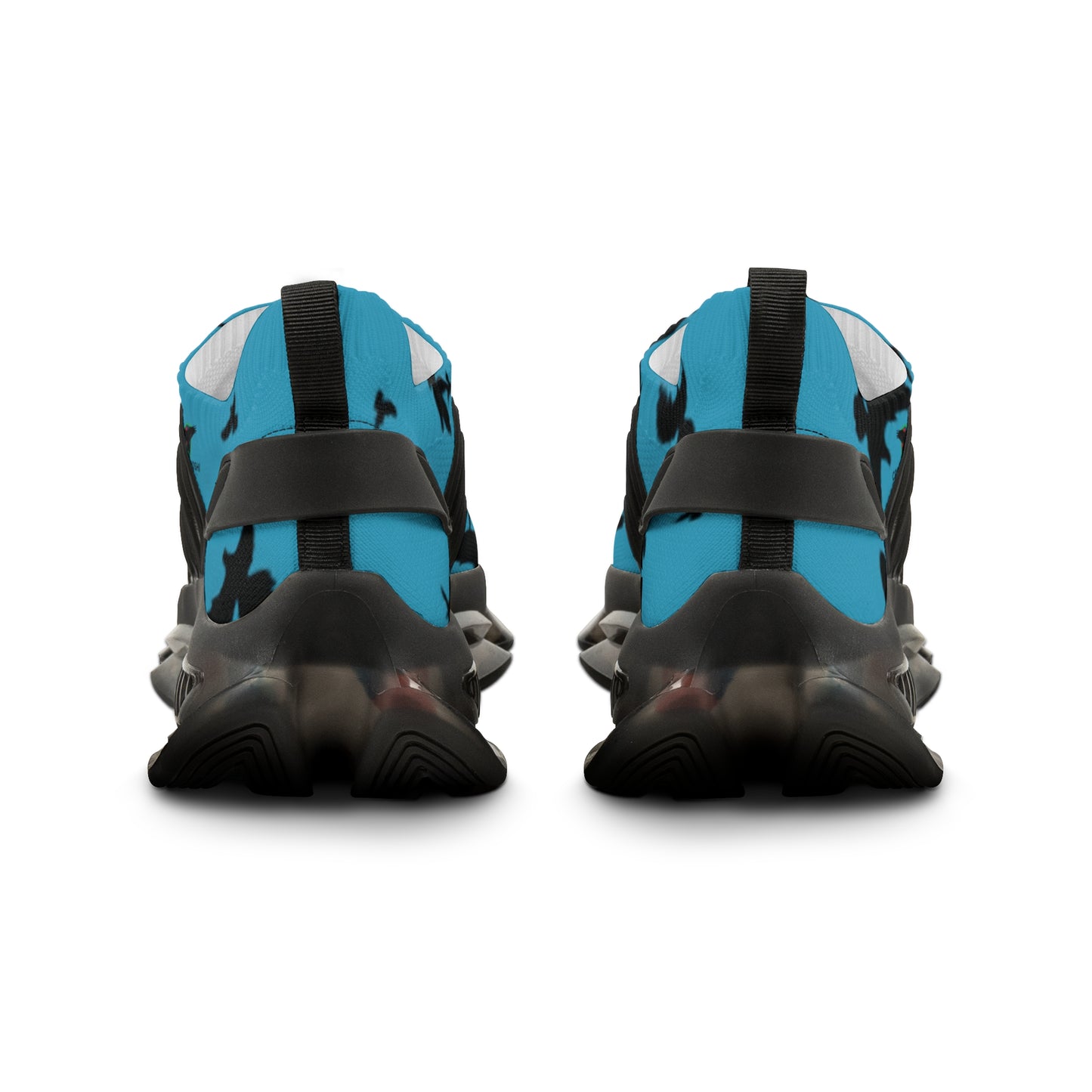 Crowgodshi Mesh Sneakers with Artistic Bird Print