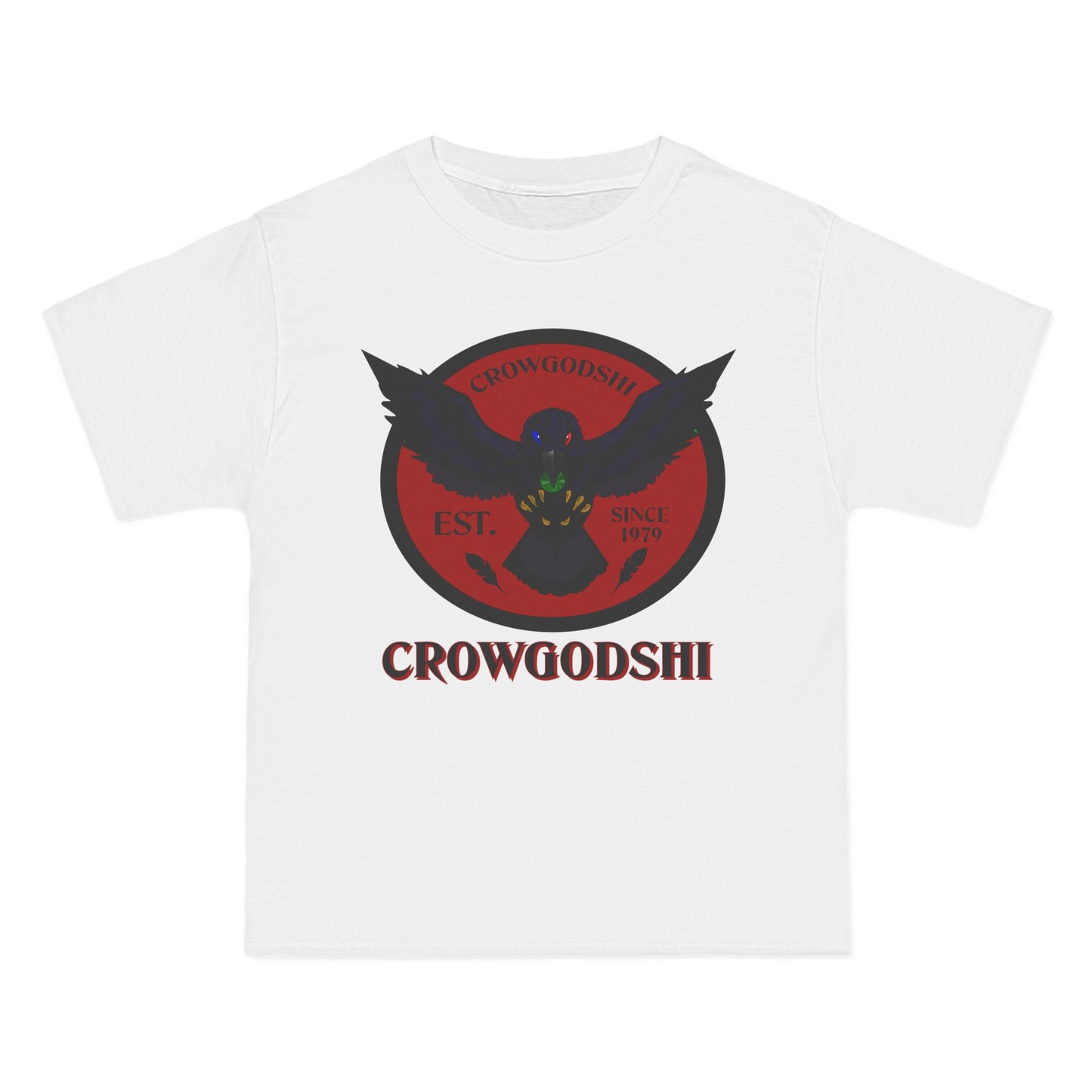 Crowgodshi First Generation Limited Edition Beefy-T®, BURGUNDY LOGO